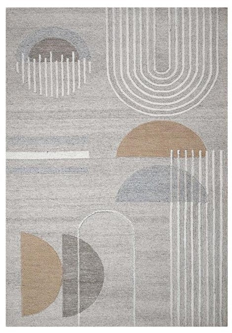 Modern Hand Tufted Wool Rug - 5x8 ft (RG_00328)
