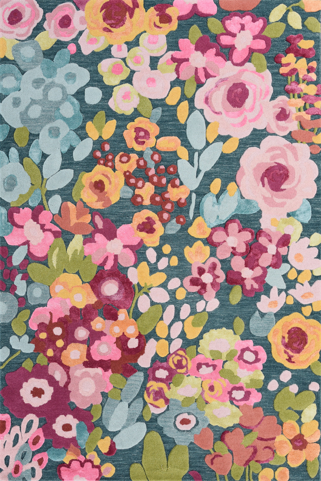 Floral Hand Tufted rug