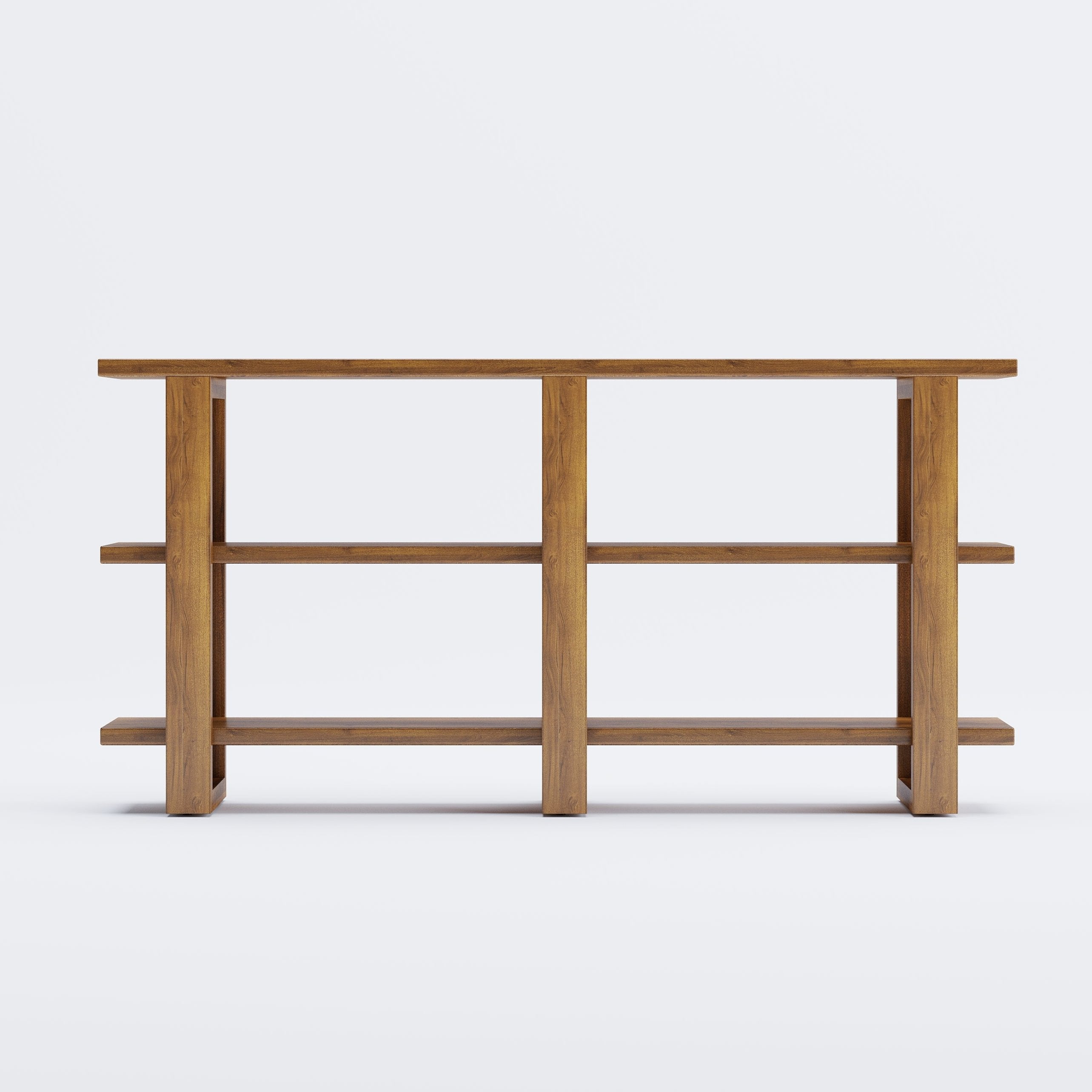 Harmony Console - TV Unit/Low Shelf - Solid Teak Wood