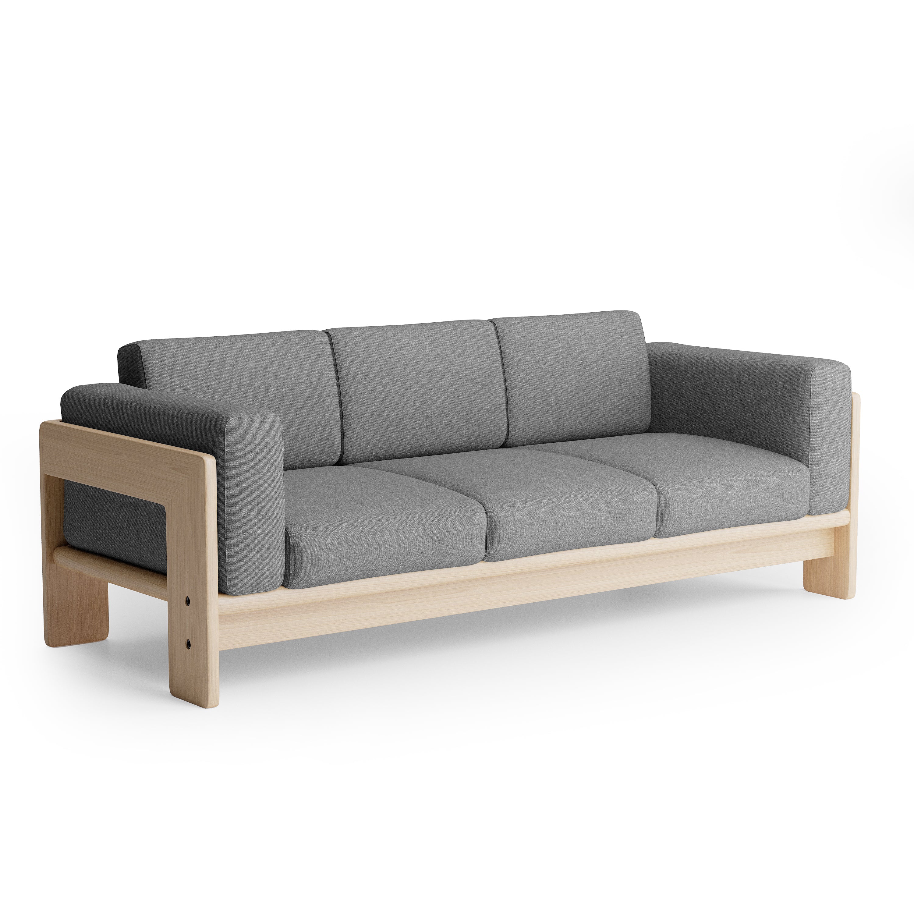 Nordhaven Sofa | 3 Seater | Solid Teak/Walnut/Oak Wood