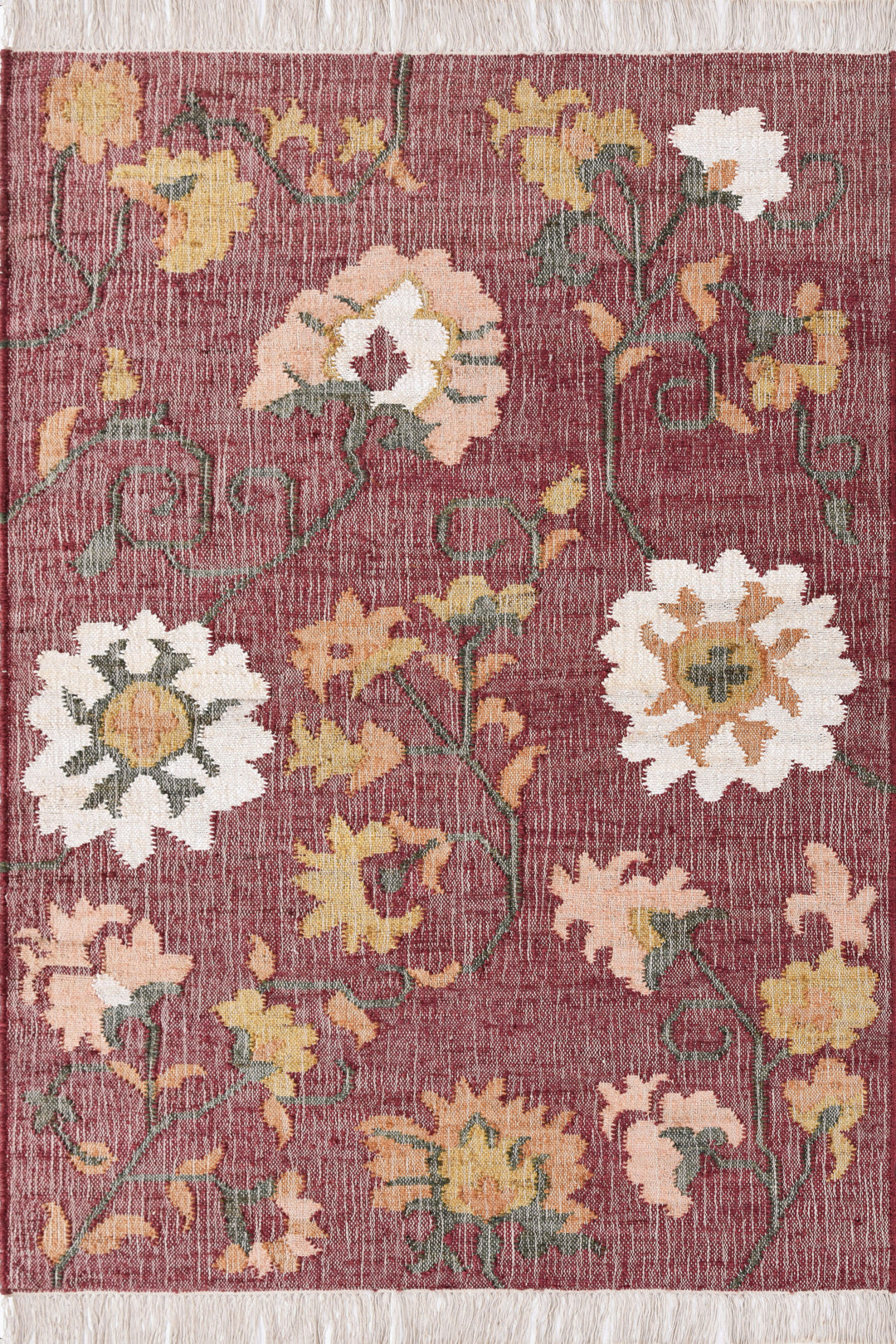 Hand Woven Flatweave Jute Rug - 5x8 ft (RG_00434)