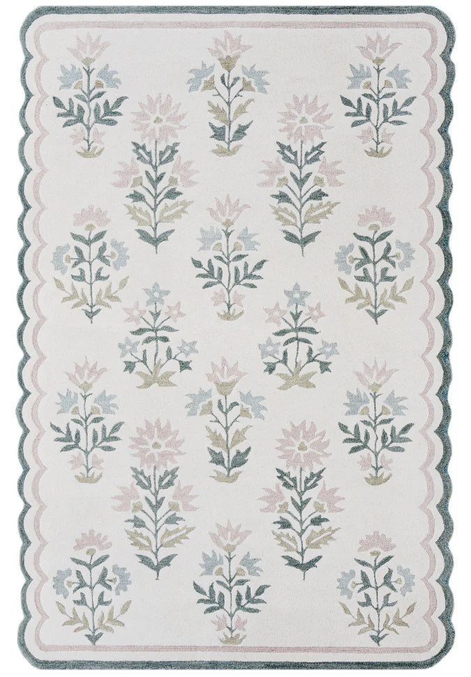 Floral Hand Tufted rug