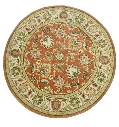 Round Hand Tufted Wool Rug - 6*6 ft (RG_00463)