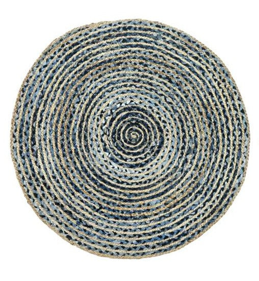 Round Hand Tufted Wool Rug - 3x3 ft (RG_00481)