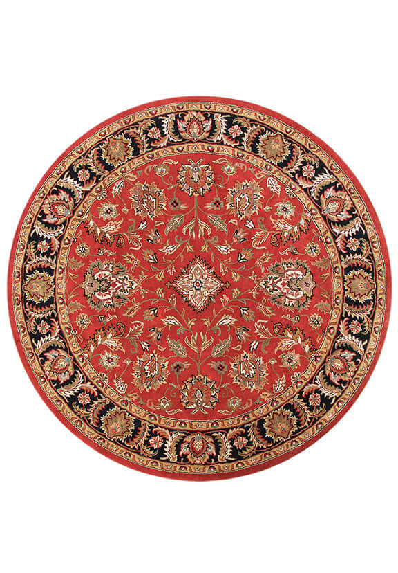 Round Hand Tufted Wool Rug - 8x8 ft (RG_00484)