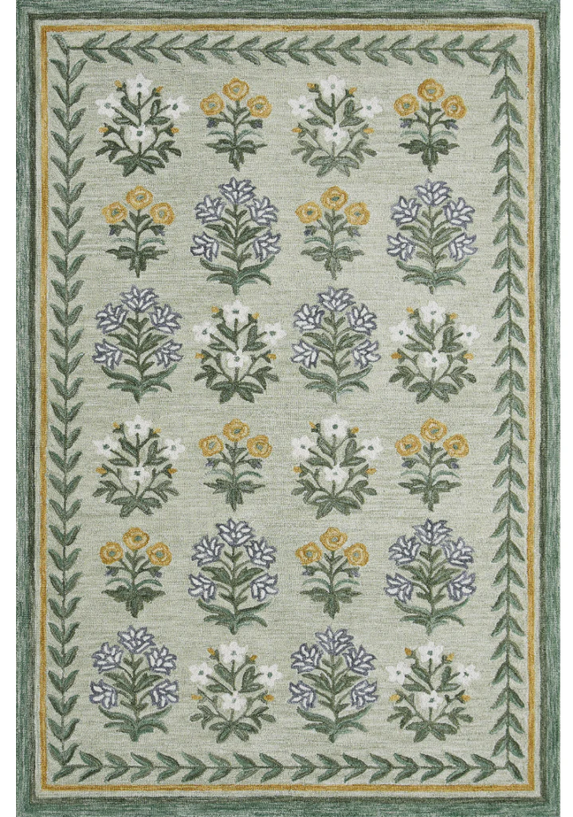 Floral rug