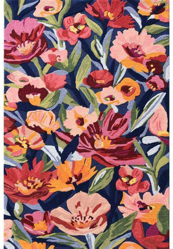 Floral rug