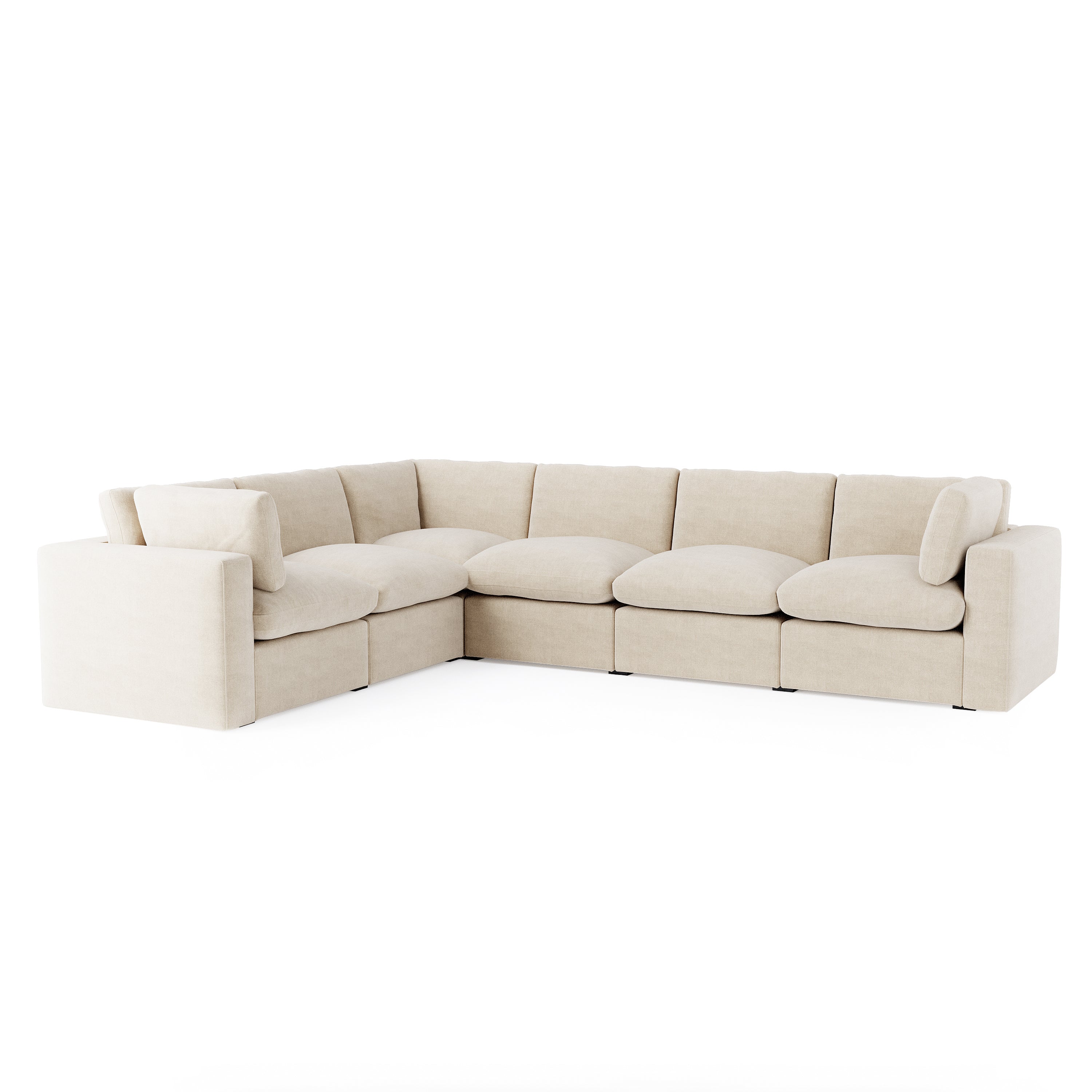 cream right-sectional