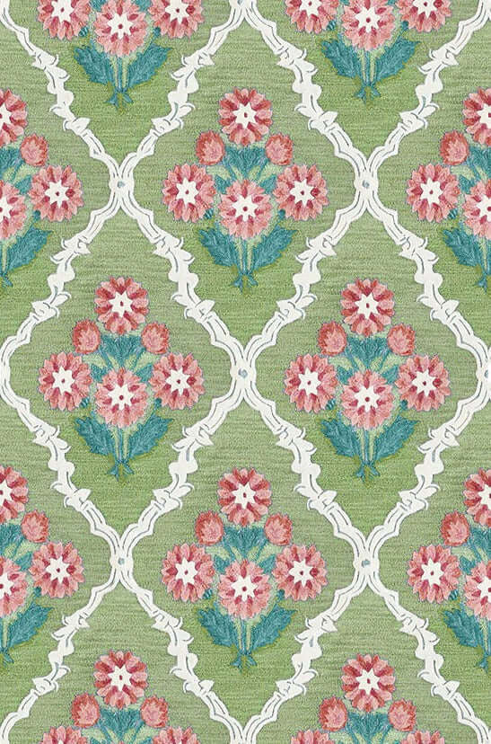 Floral Hand Tufted rug
