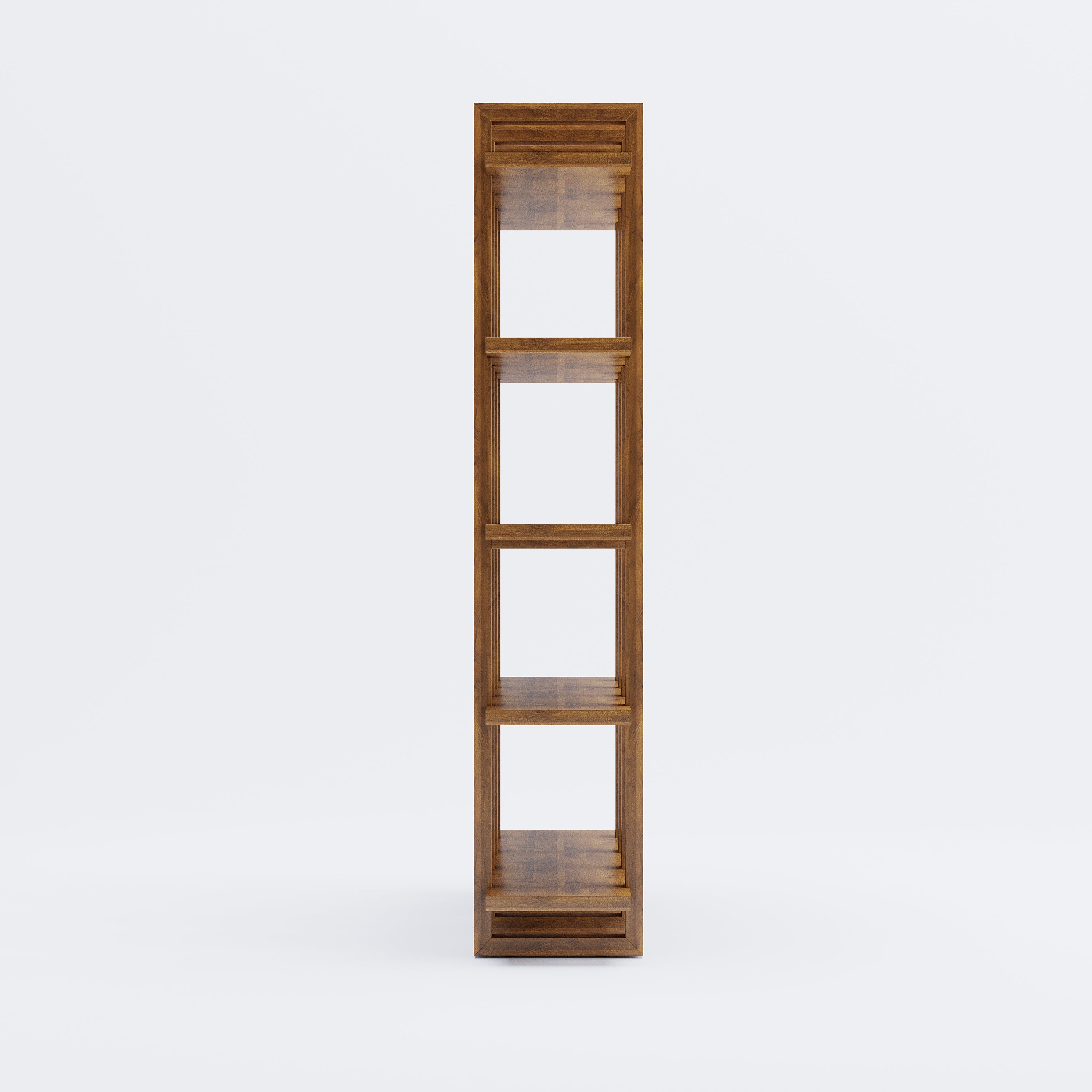 Harmony Shelf/Bookcase - 66" - Solid Teak Wood