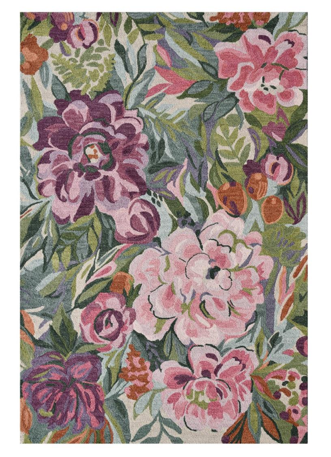 Floral Hand Tufted rug