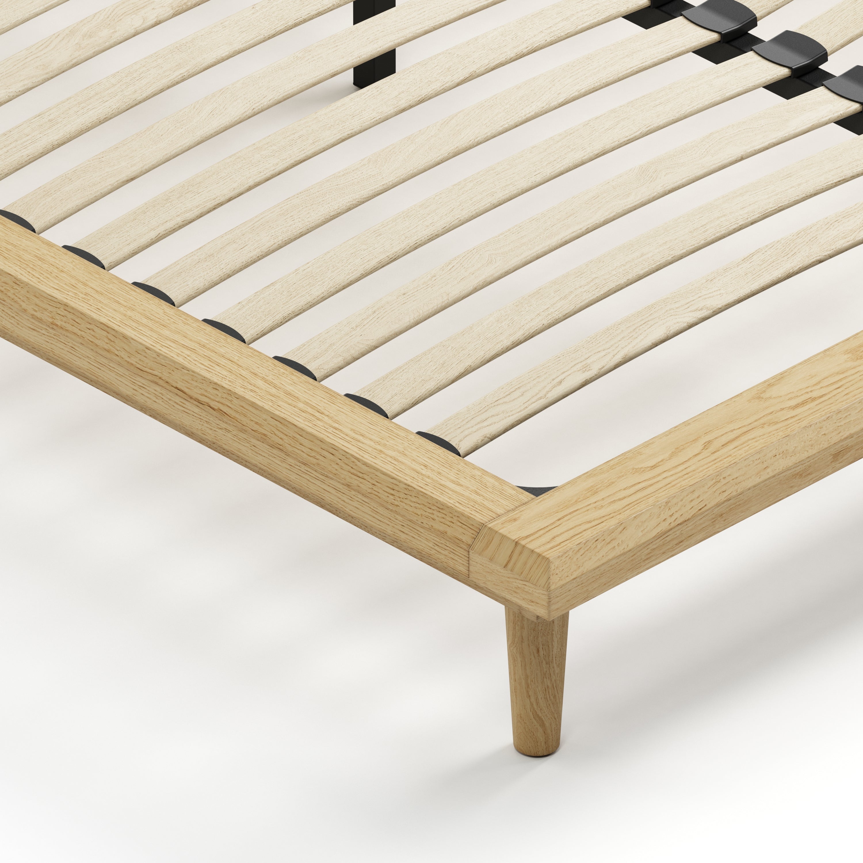 Bon Bed - Solid Teak/Walnut/Oak Wood (King)