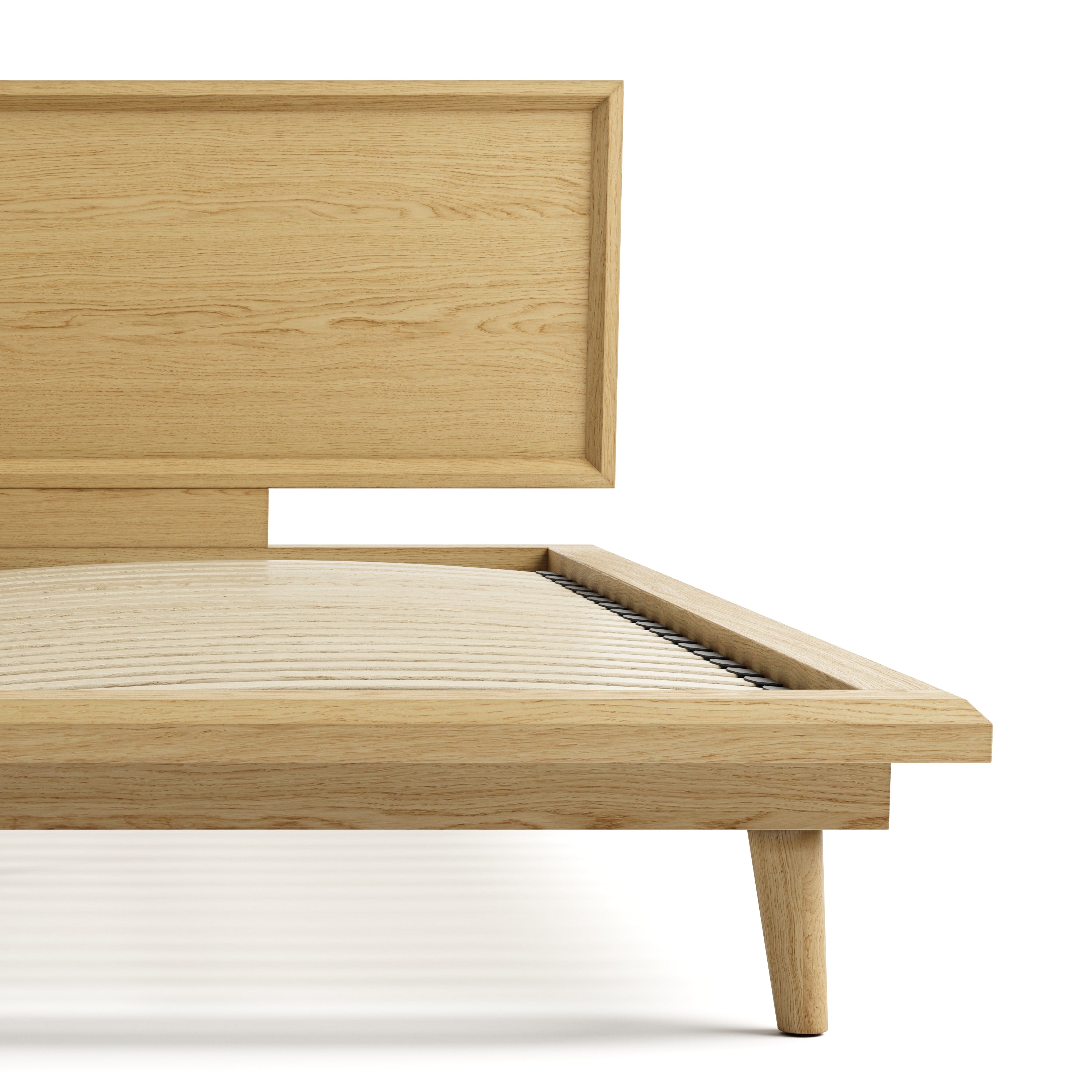 Bon Bed - Solid Teak/Walnut/Oak Wood (King)