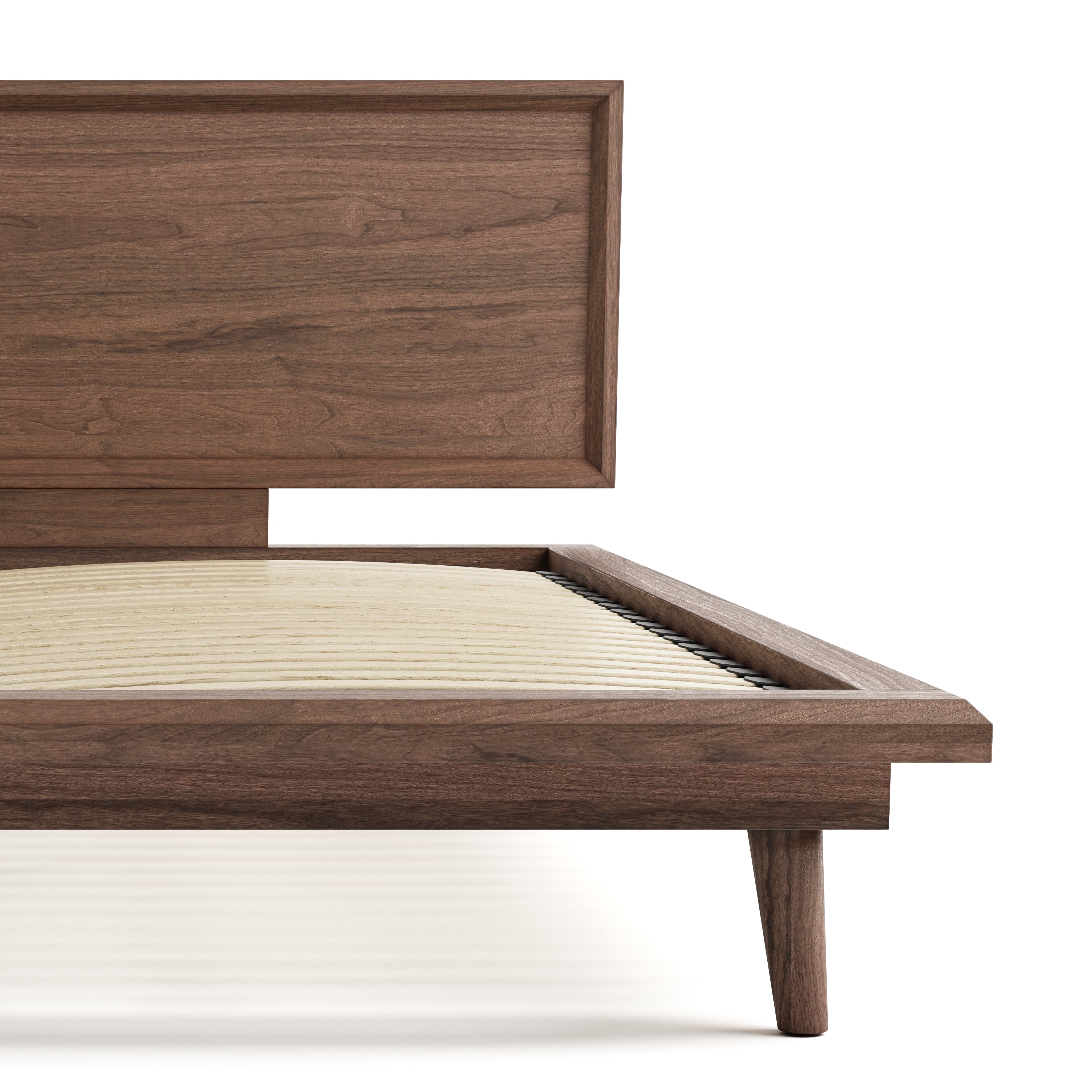 Bon Bed - Solid Teak/Walnut/Oak Wood (King)