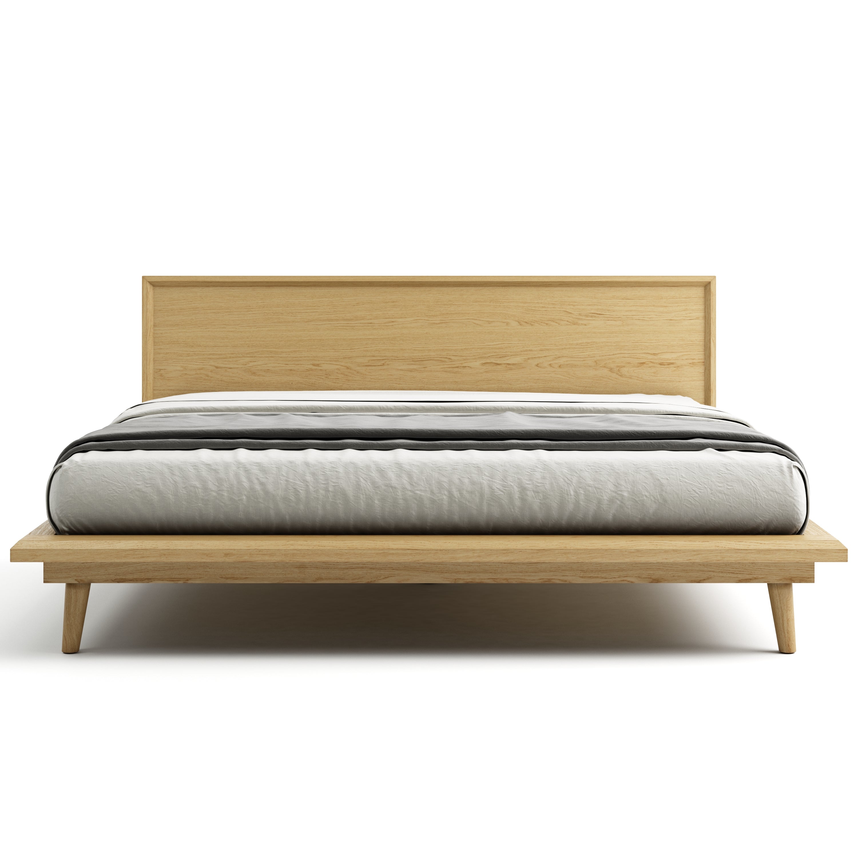 Bon Bed - Solid Teak/Walnut/Oak Wood (King)