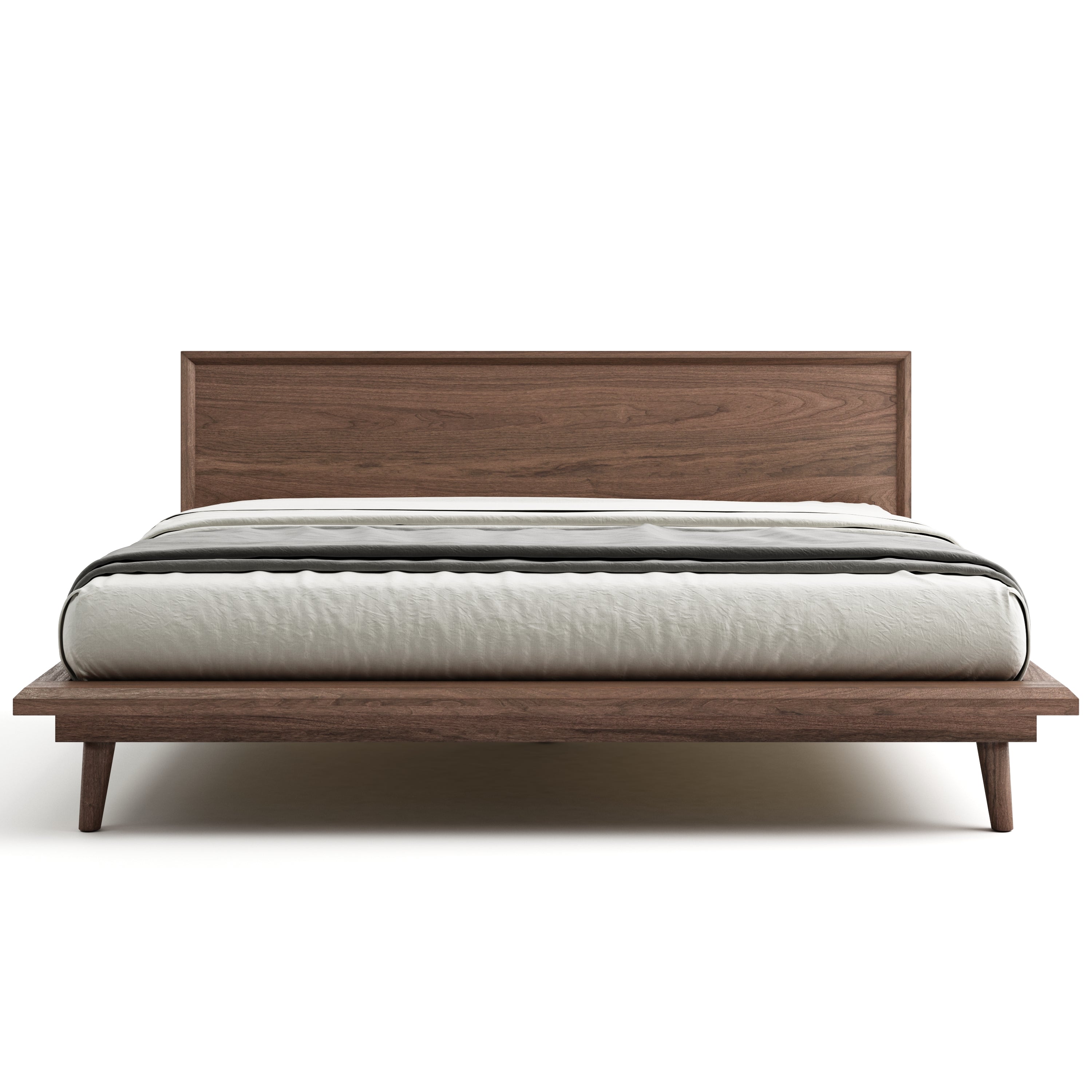 Bon Bed - Solid Teak/Walnut/Oak Wood (King)