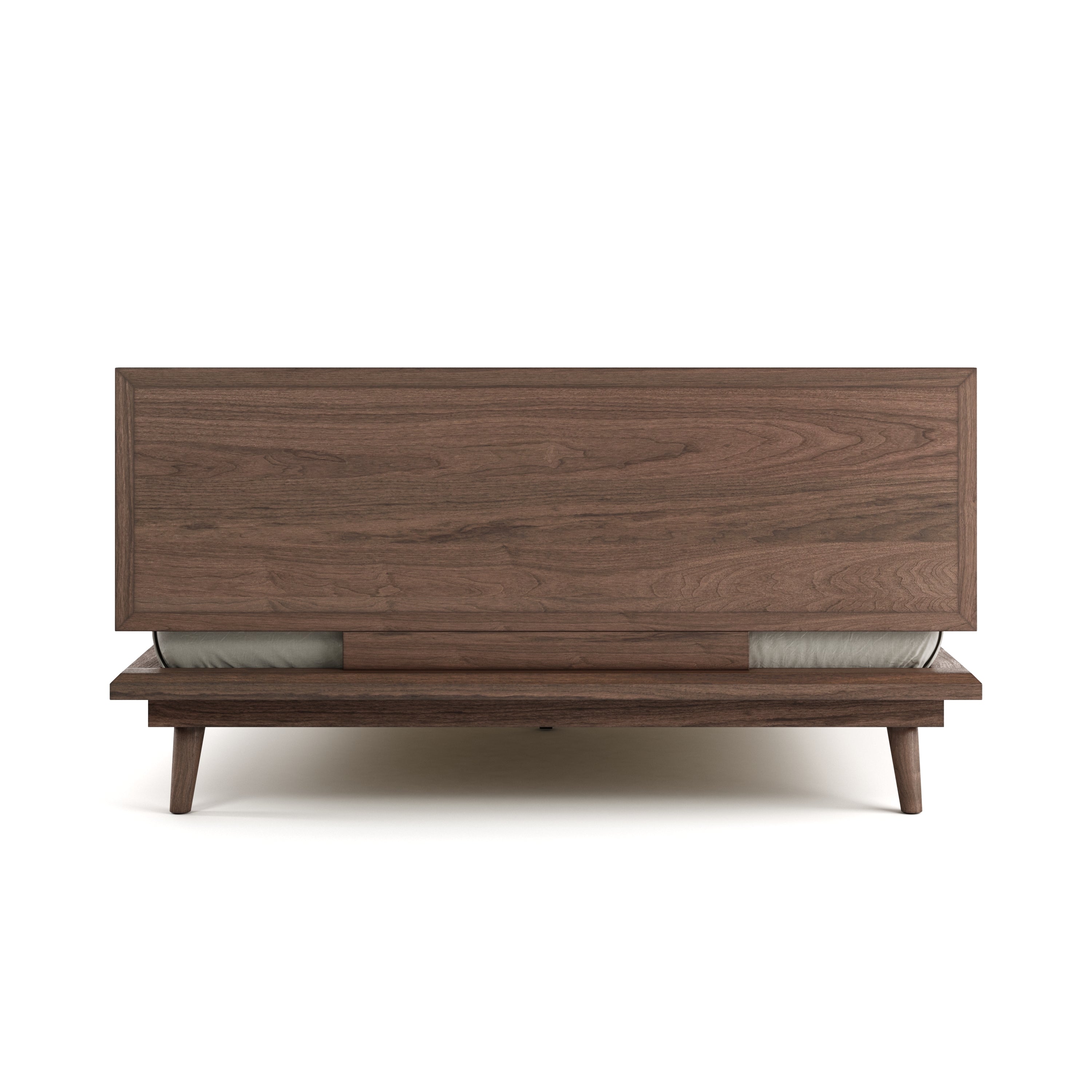 Bon Bed - Solid Teak/Walnut/Oak Wood (Queen)