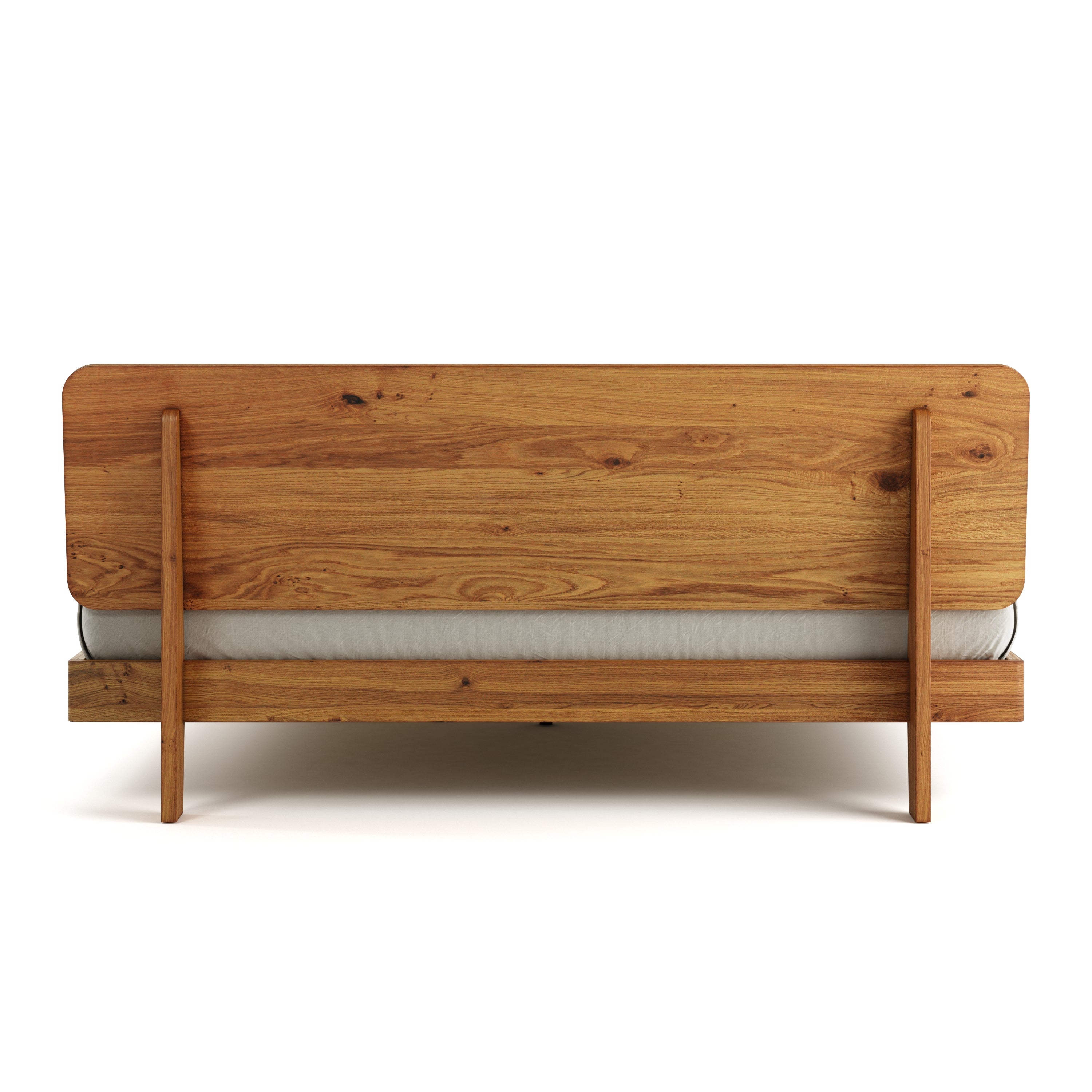 Mowa Bed - Solid Teak/Walnut/Oak Wood (King)