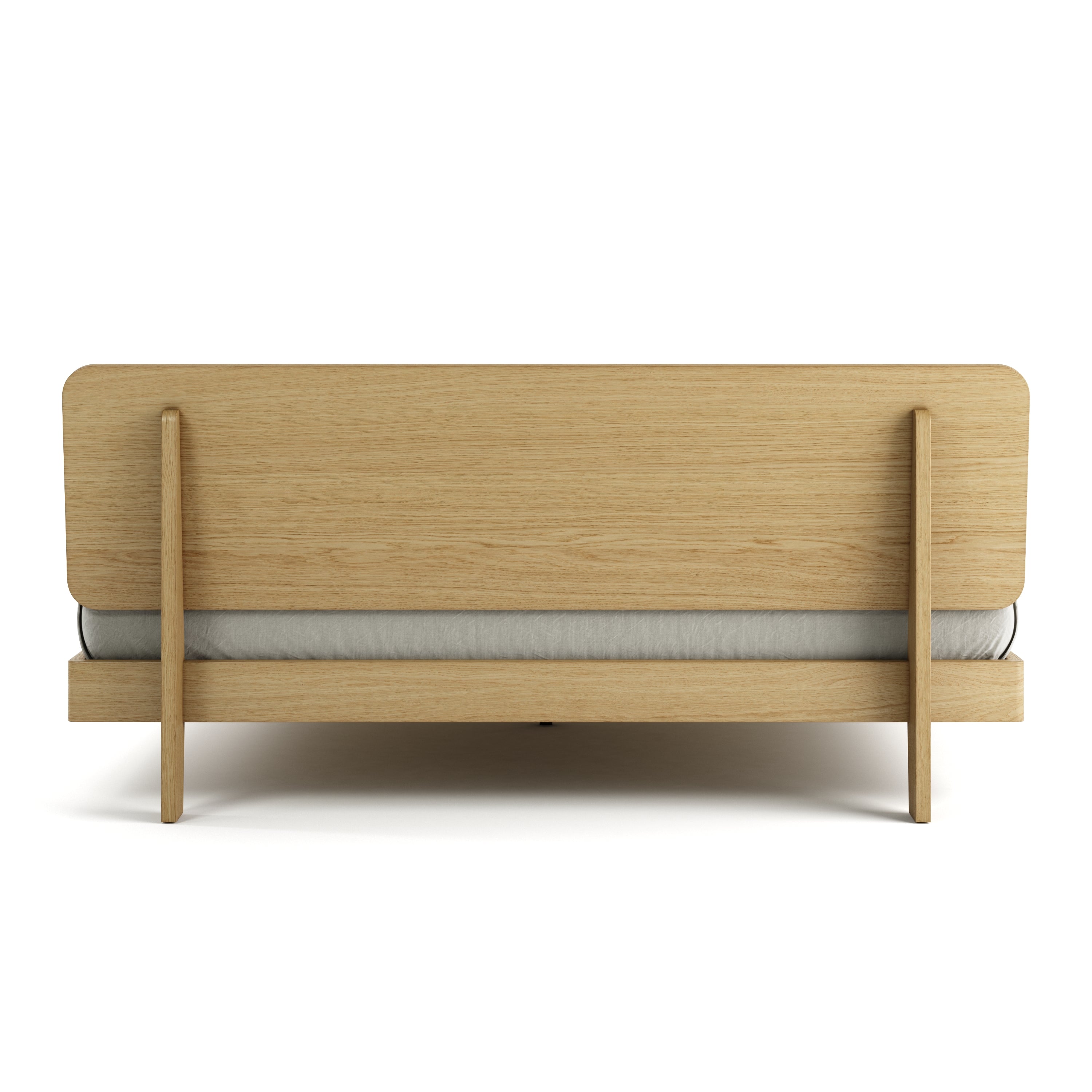 Mowa Bed - Solid Teak/Walnut/Oak Wood (King)