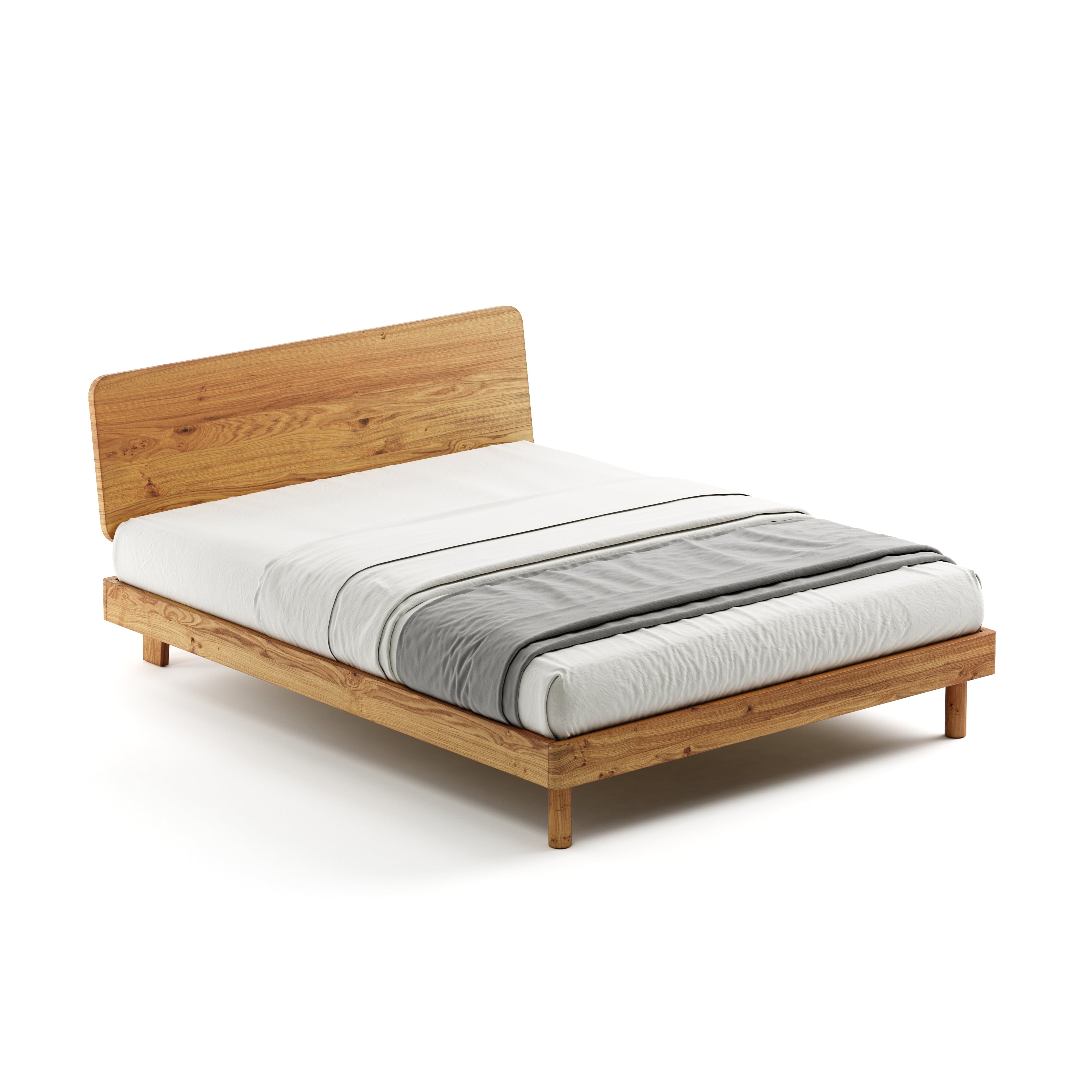 Mowa Bed - Solid Teak Wood (Queen)