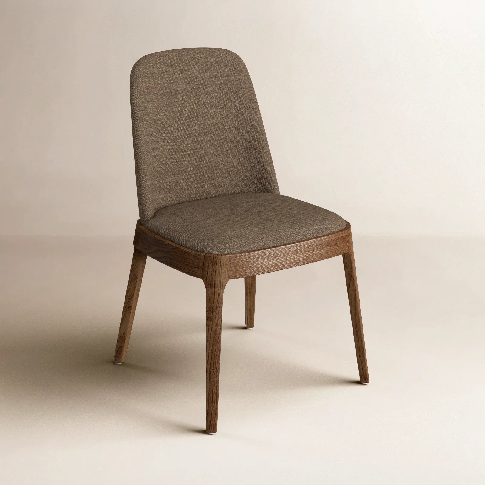 Aura Dining Chair - Solid Teak/Oak/Walnut Wood