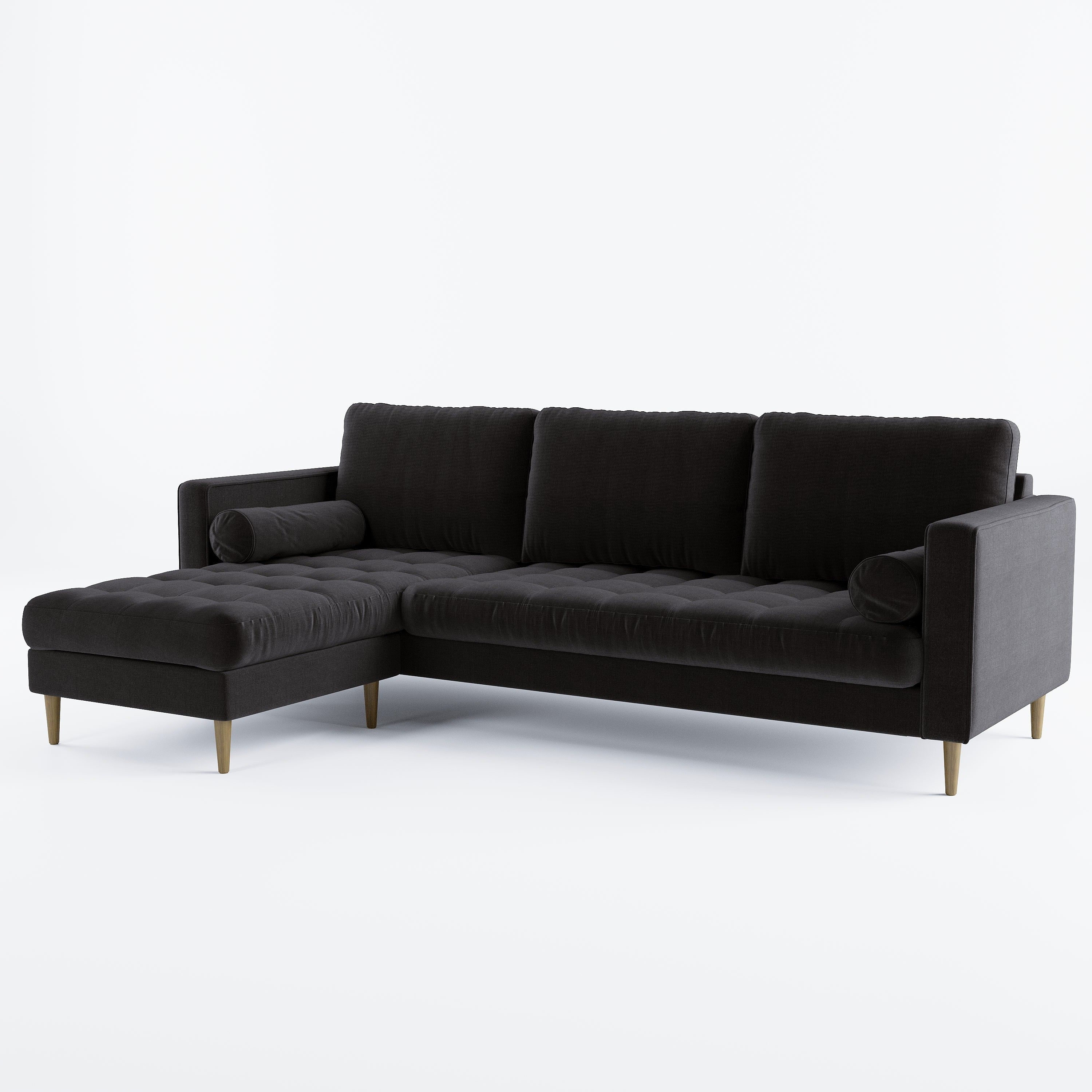charcoal left-sectional