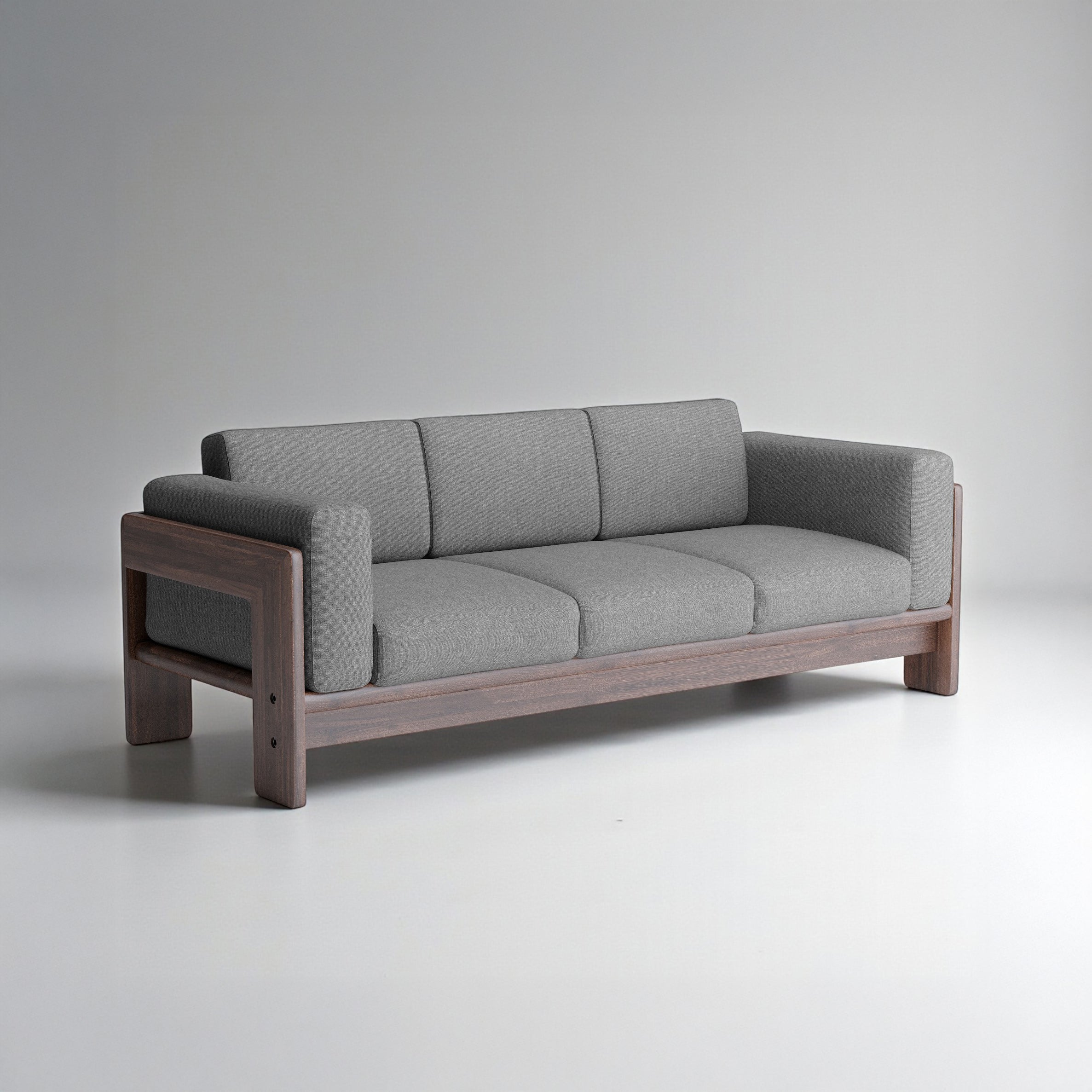 Nordhaven Sofa | 3 Seater | Solid Teak/Walnut/Oak Wood