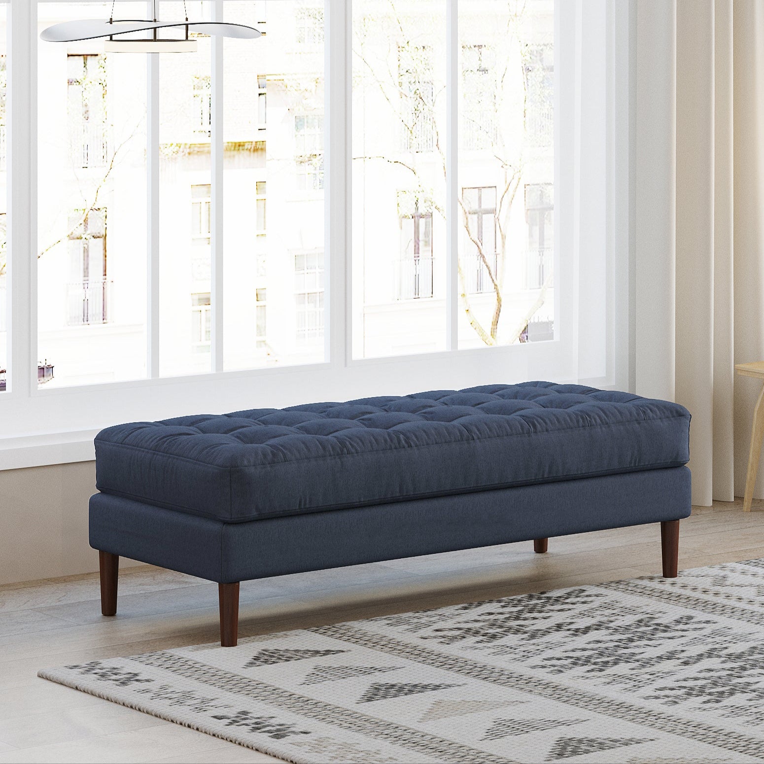 Palo Sofa Bench T  | 4.5 feet | Tufted