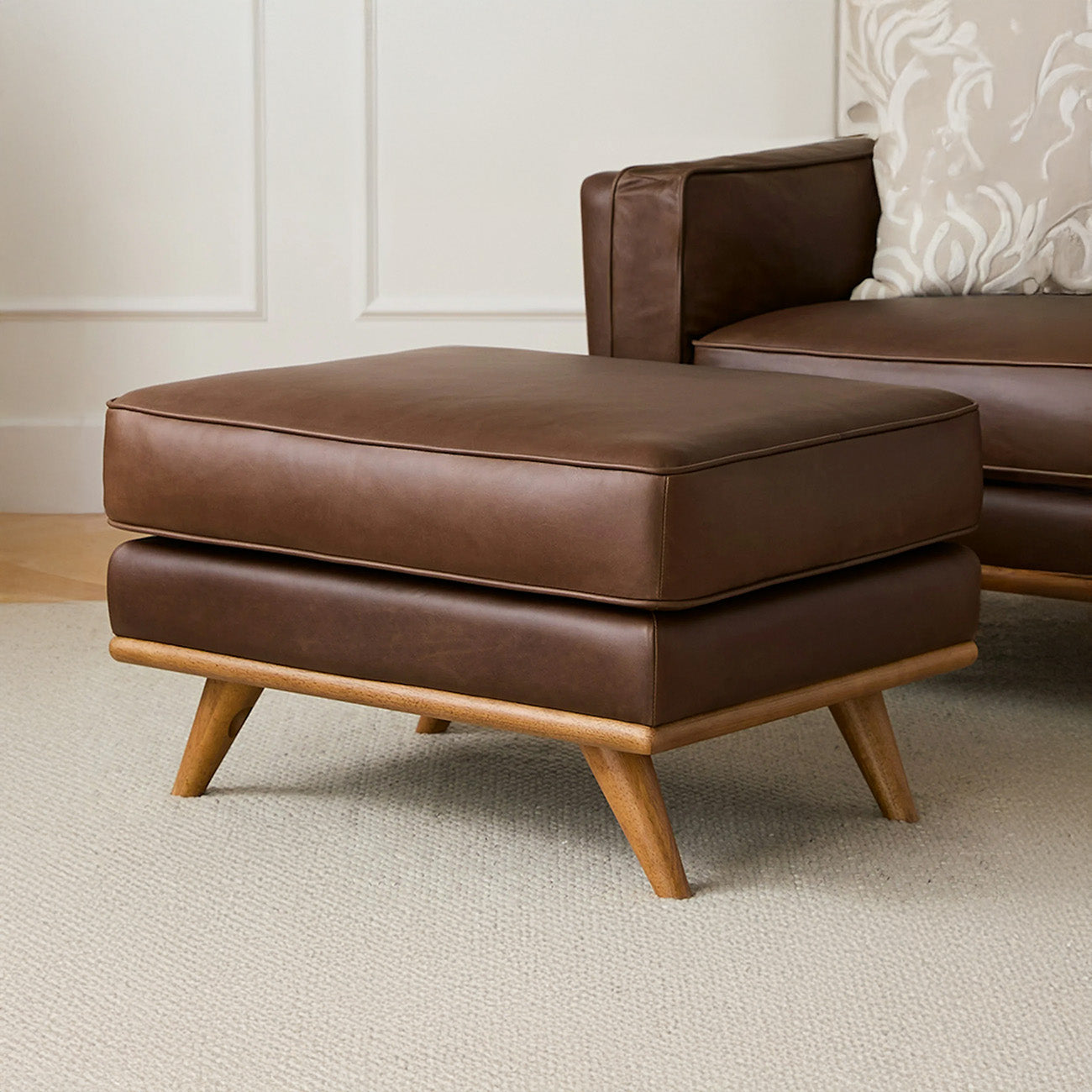 Lumo Sofa | Ottoman Genuine Leather