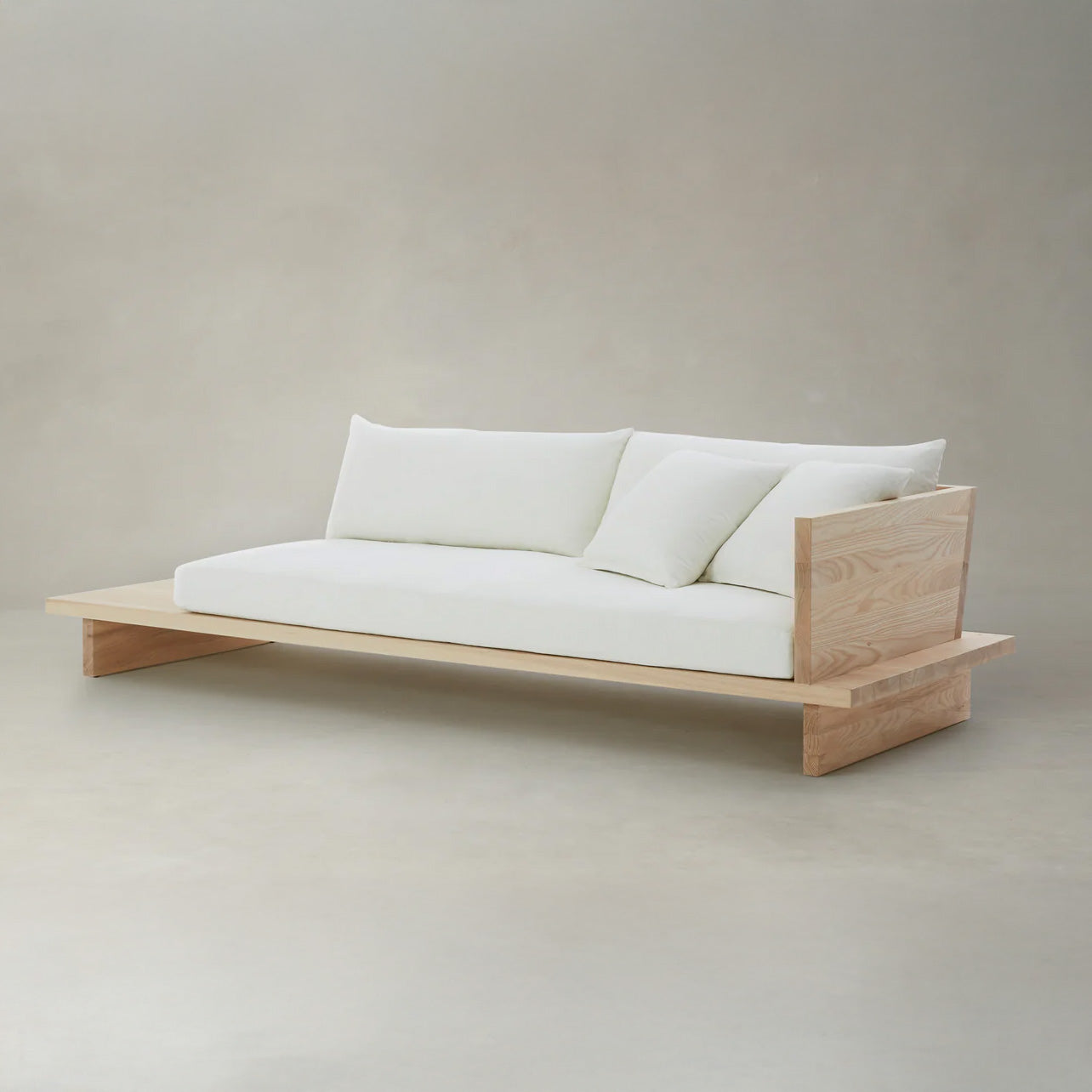 Marenco Sofa | 3 Seater | Solid Ash/Walnut Wood