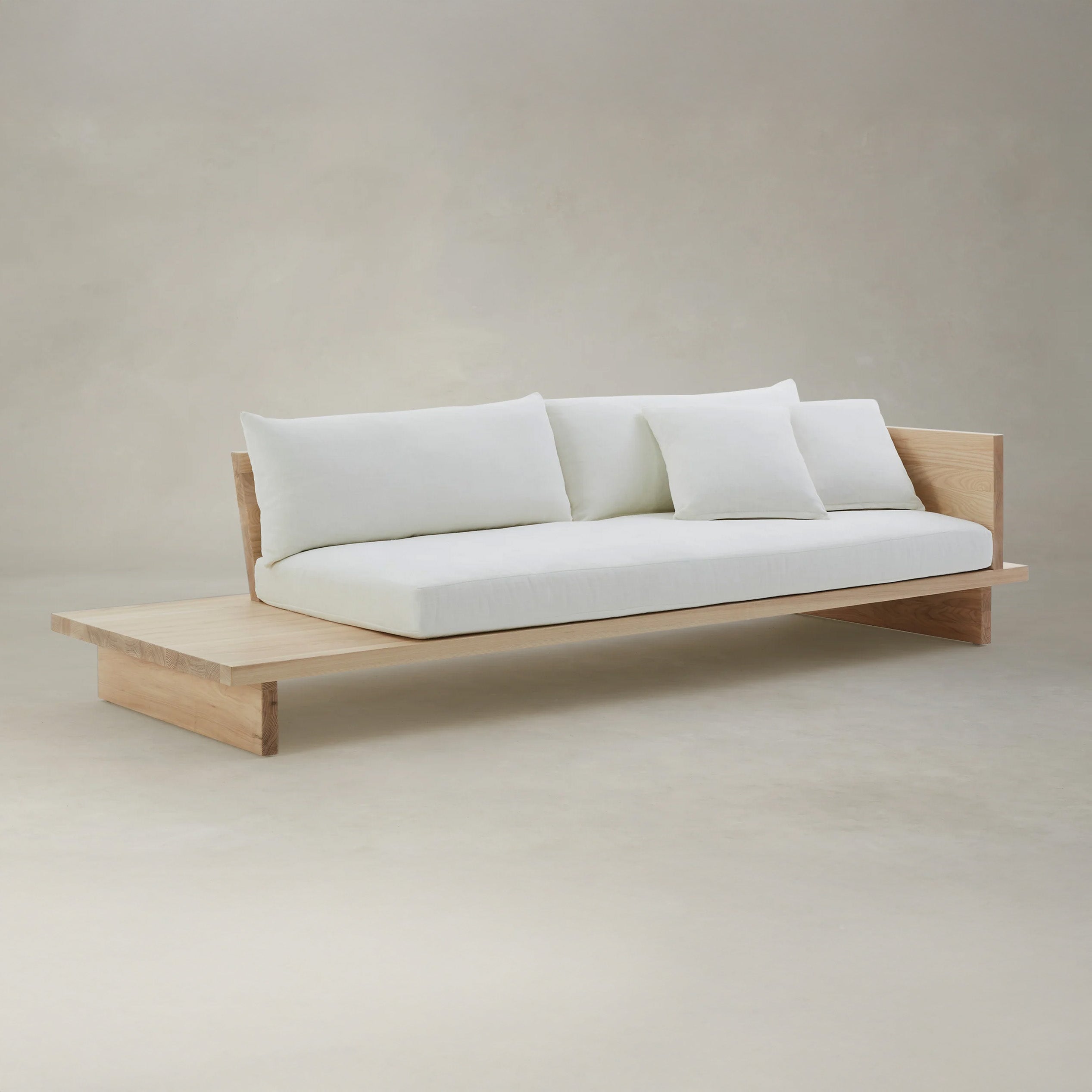 Marenco Sofa | 3 Seater | Solid Ash/Walnut Wood