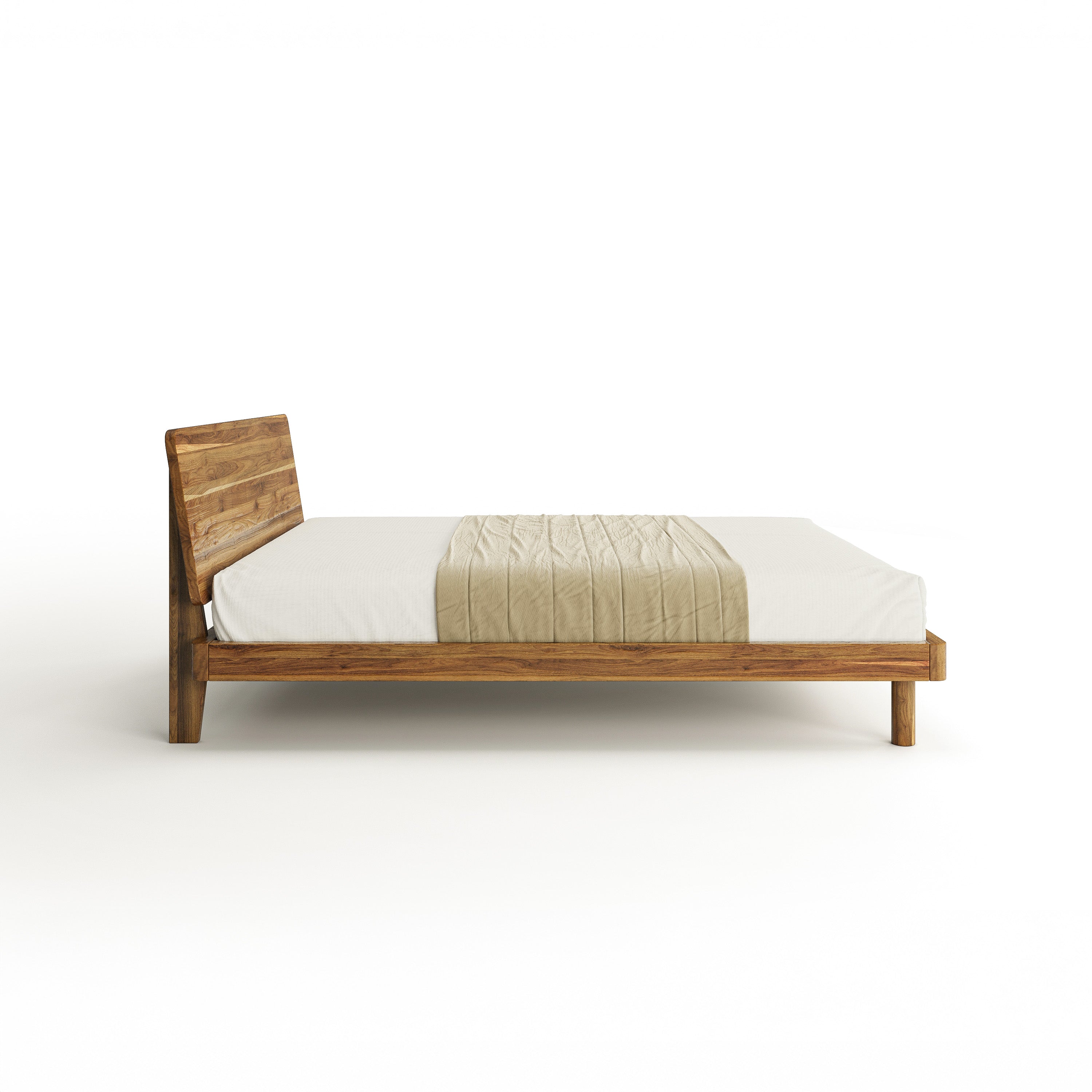 Mowa Bed - Solid Teak Wood (King)