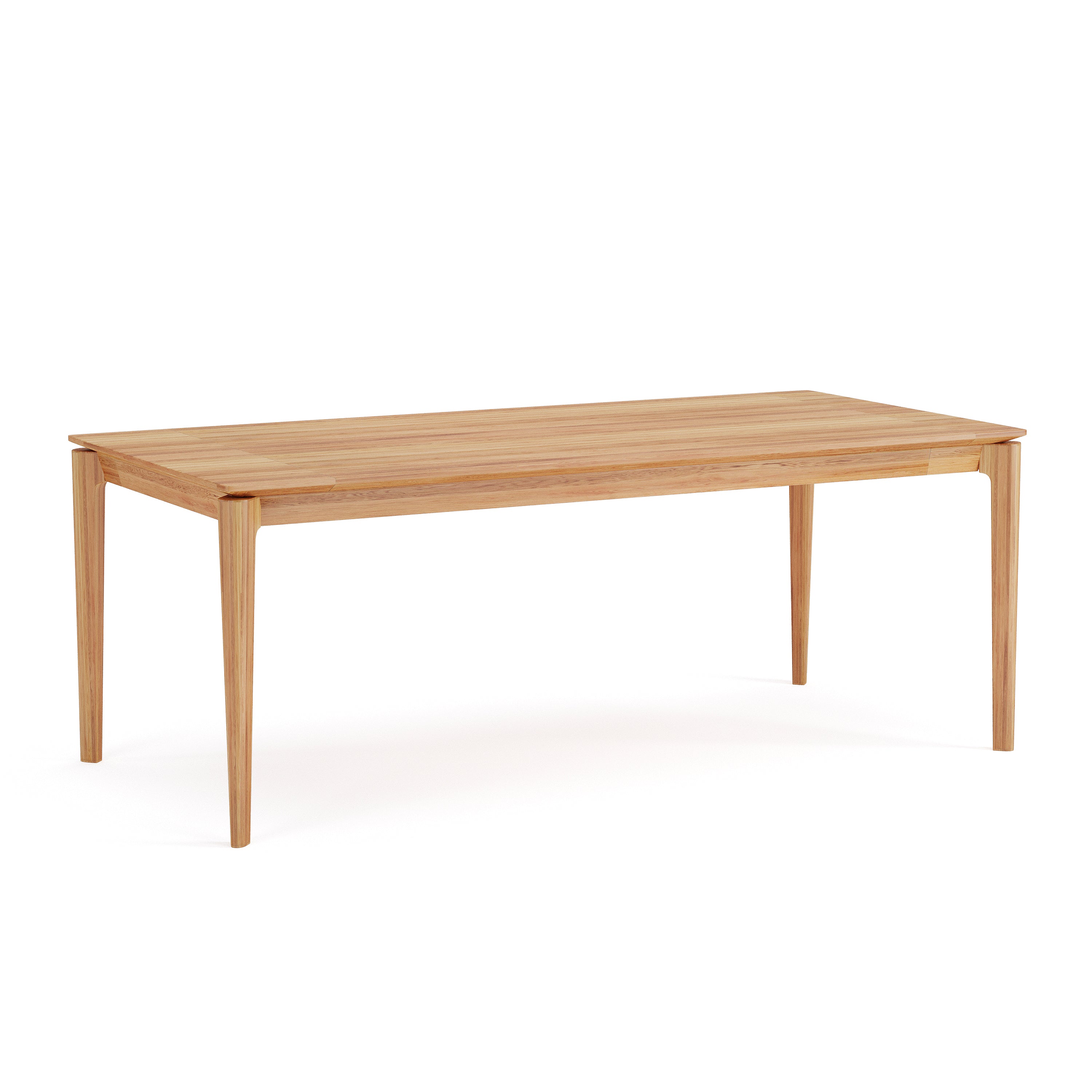 Elan Dining Table (6.5 feet) - Solid Teak/Walnut/Oak Wood