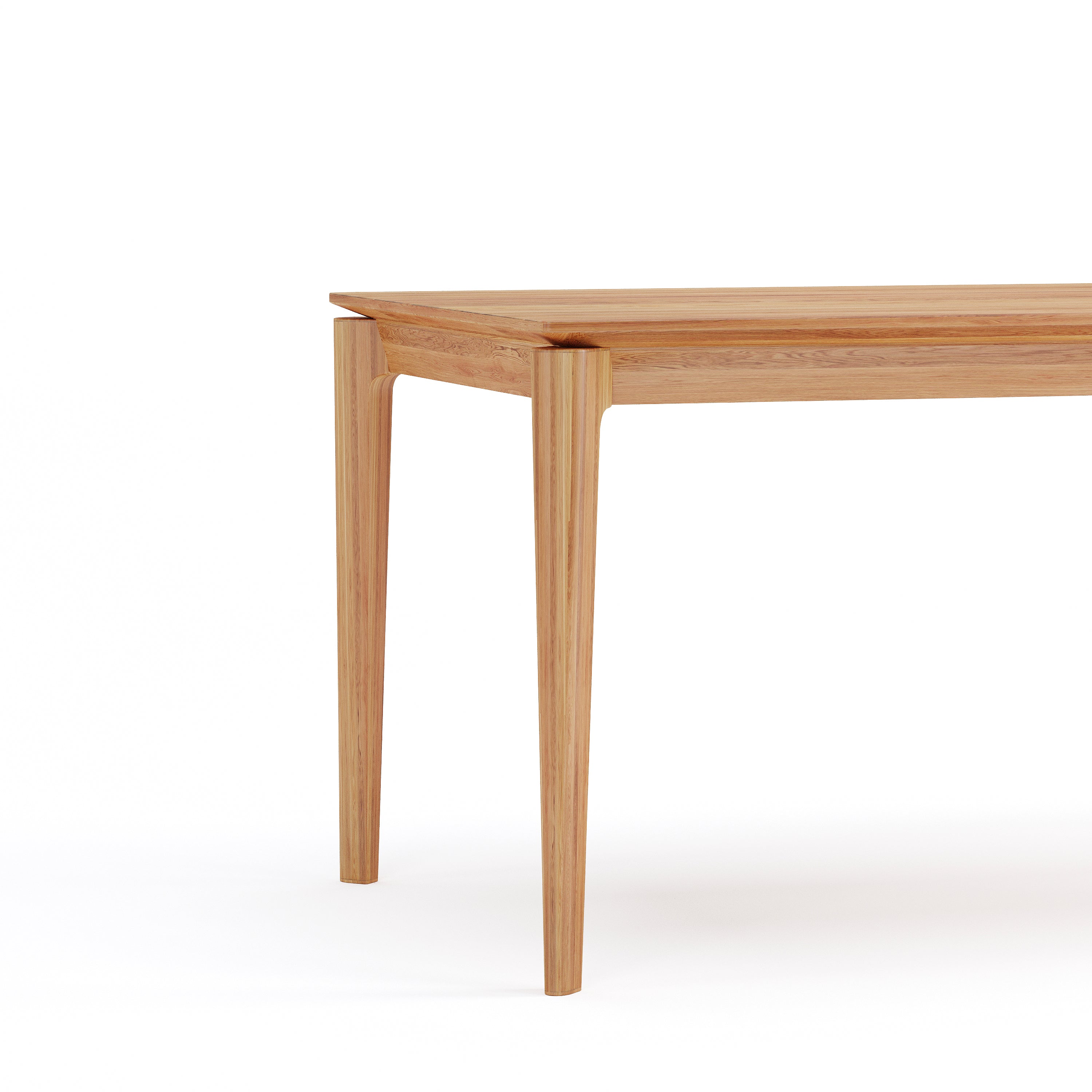 Elan Dining Table (6 feet) - Solid Teak/Walnut/Oak Wood