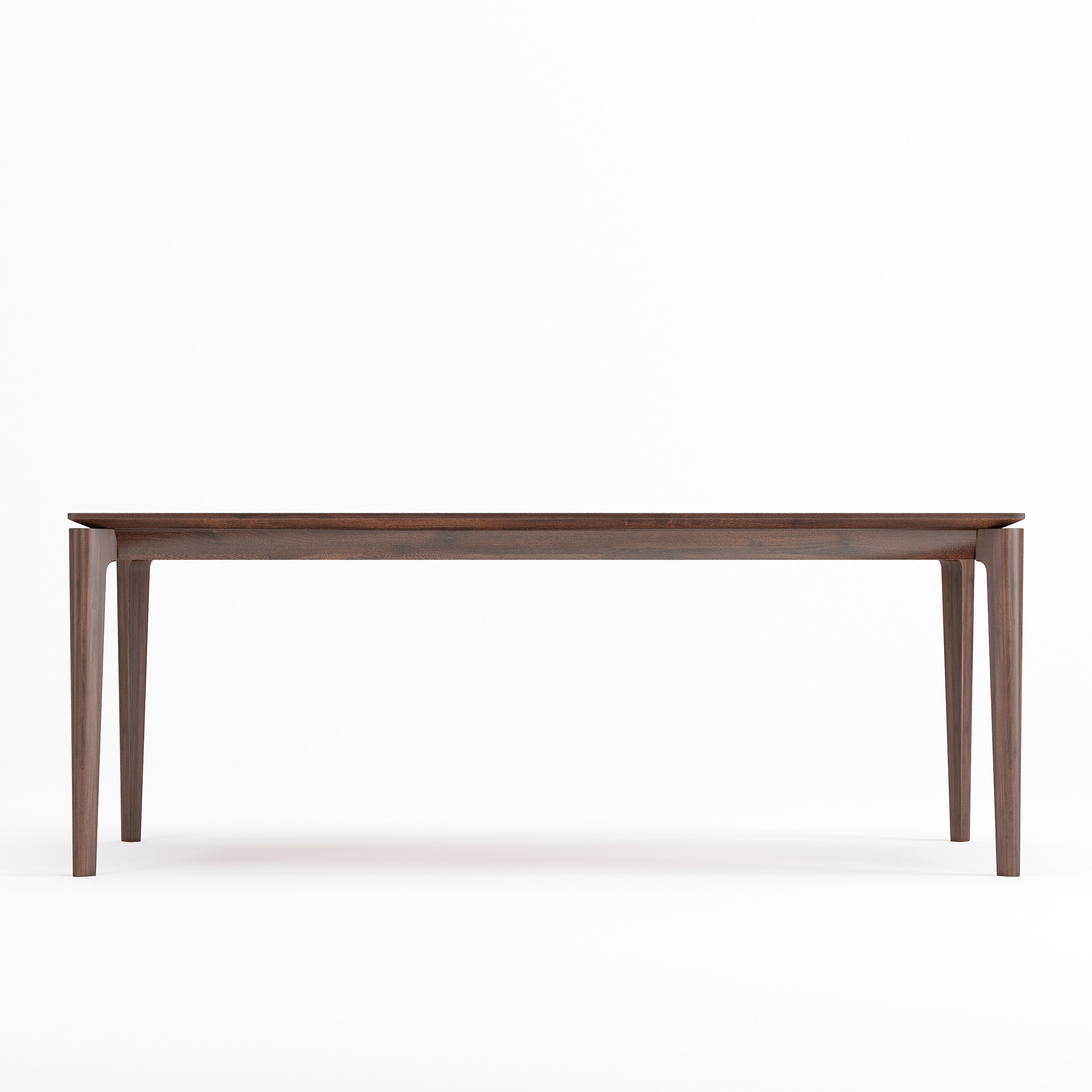 Elan Dining Table (6.5 feet) - Solid Teak/Walnut/Oak Wood