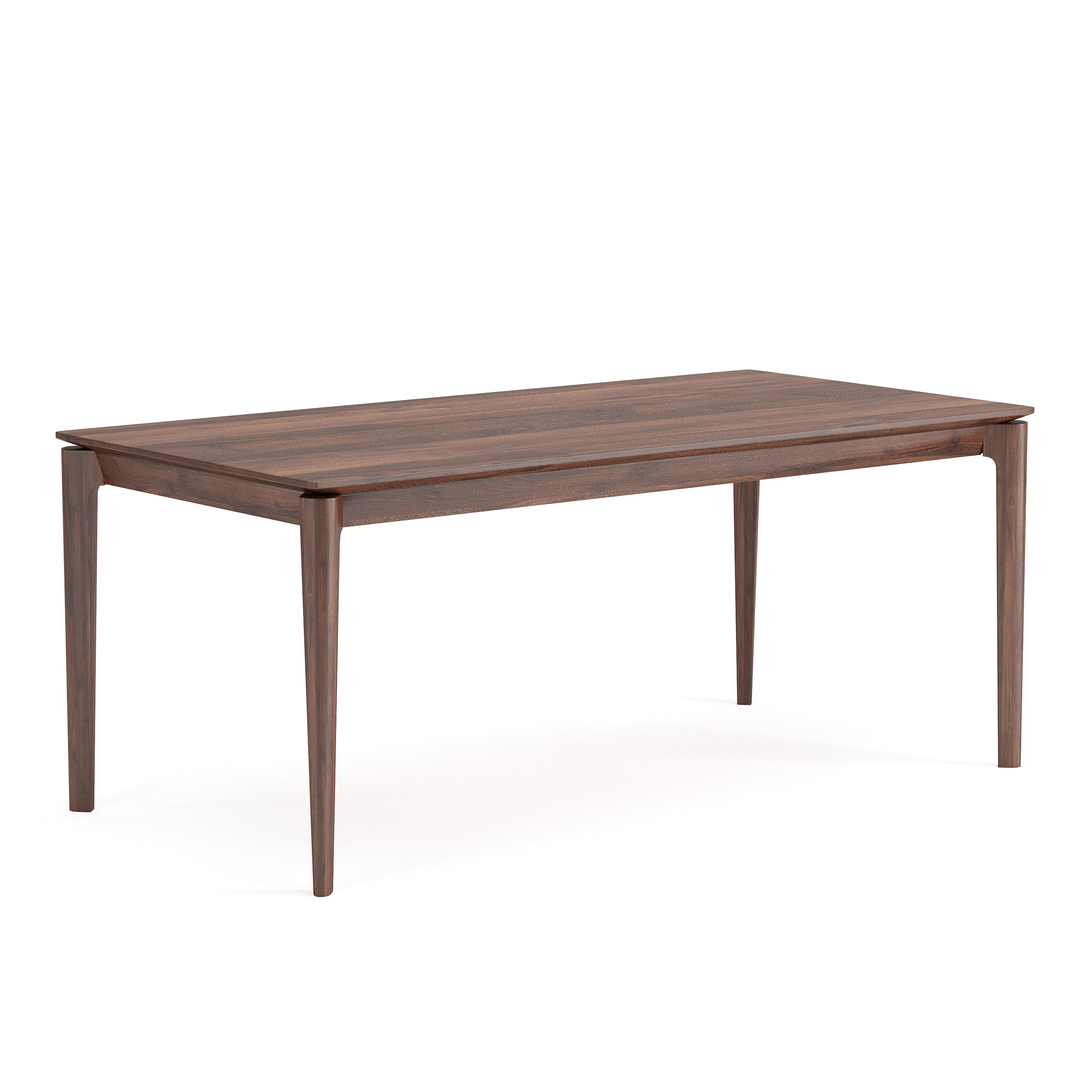 Elan Dining Table (6 feet) - Solid Teak/Walnut/Oak Wood