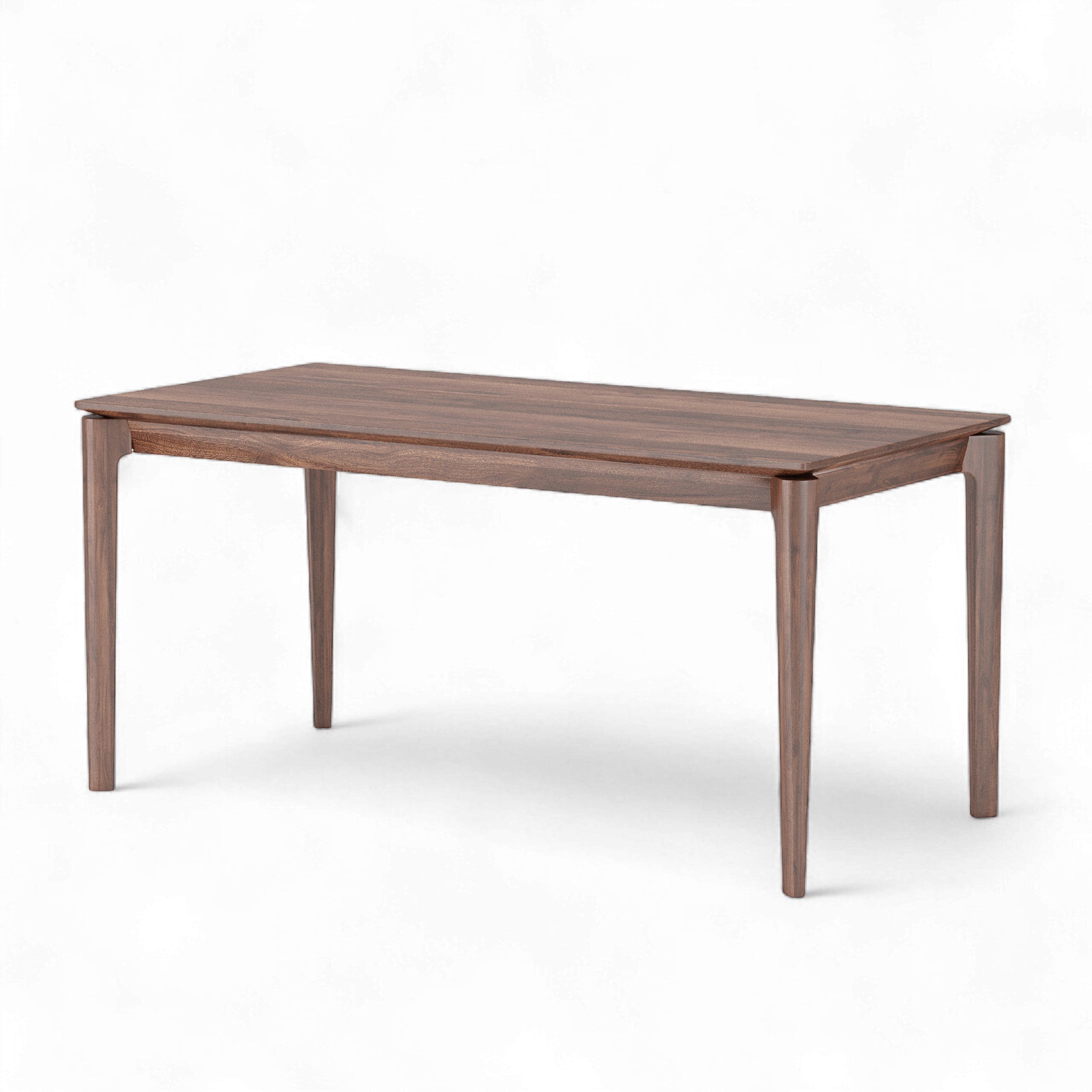 Elan Dining Table (5.3 feet) - Solid Teak/Walnut/Oak Wood