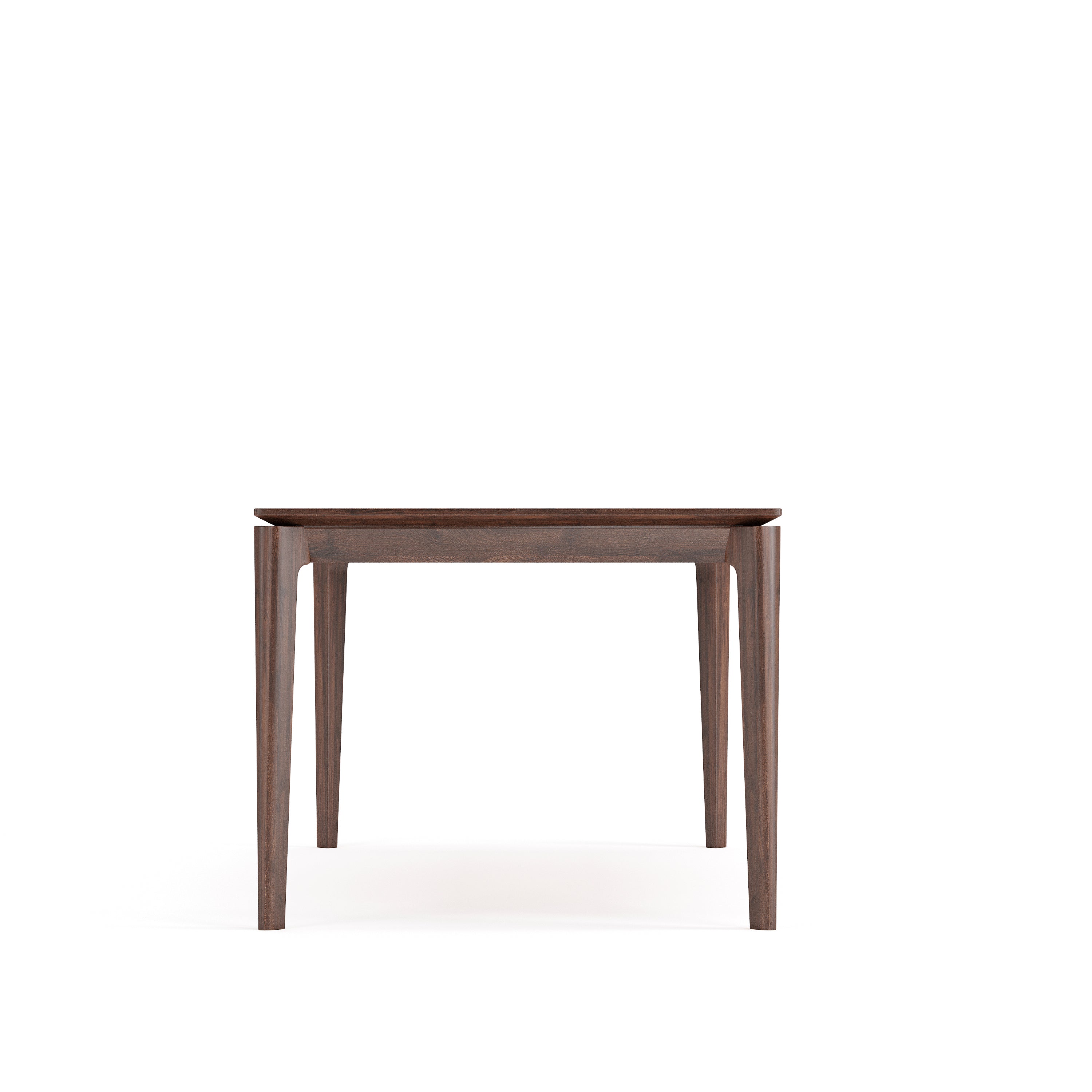 Elan Dining Table (6.5 feet) - Solid Teak/Walnut/Oak Wood