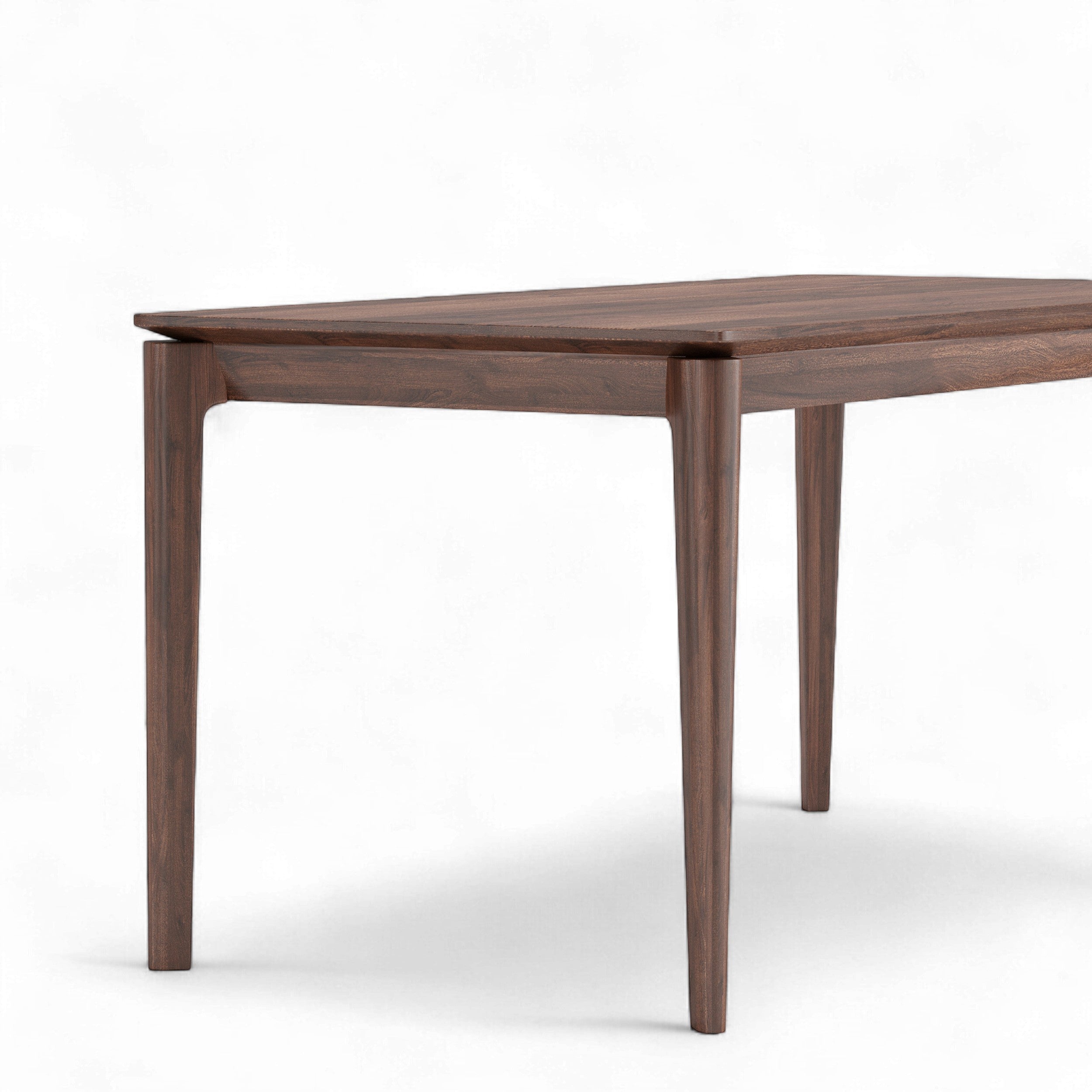 Elan Dining Table (5.3 feet) - Solid Teak/Walnut/Oak Wood