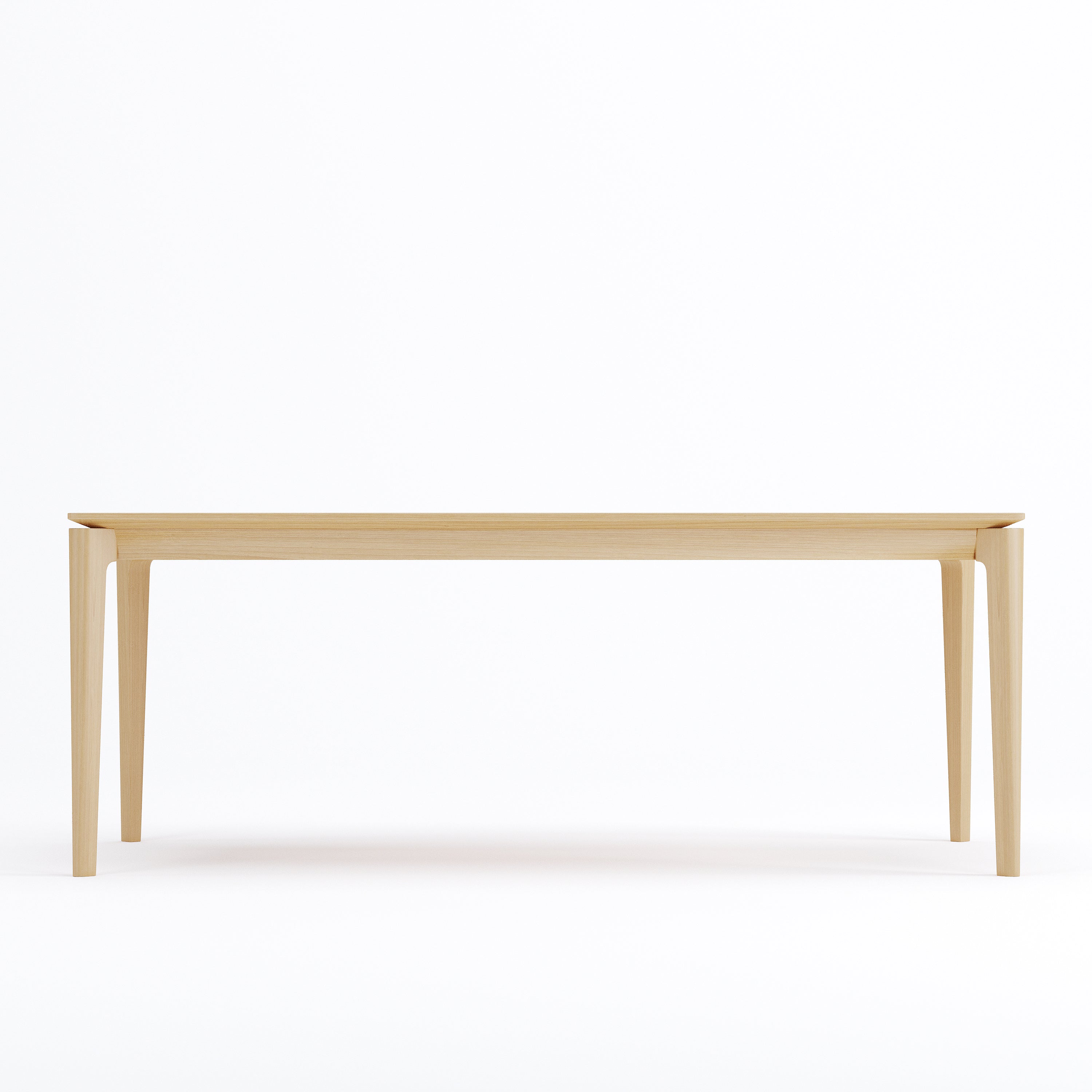 Elan Dining Table (6.5 feet) - Solid Teak/Walnut/Oak Wood