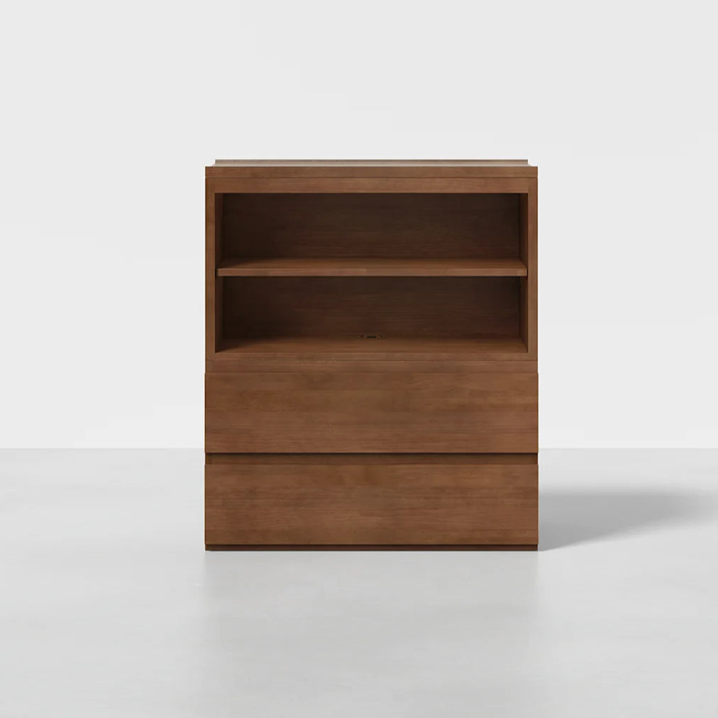 Stava Modular Credenza System | Solid Walnut/Teak/Oak Wood (4x1) | 3 Feet Length