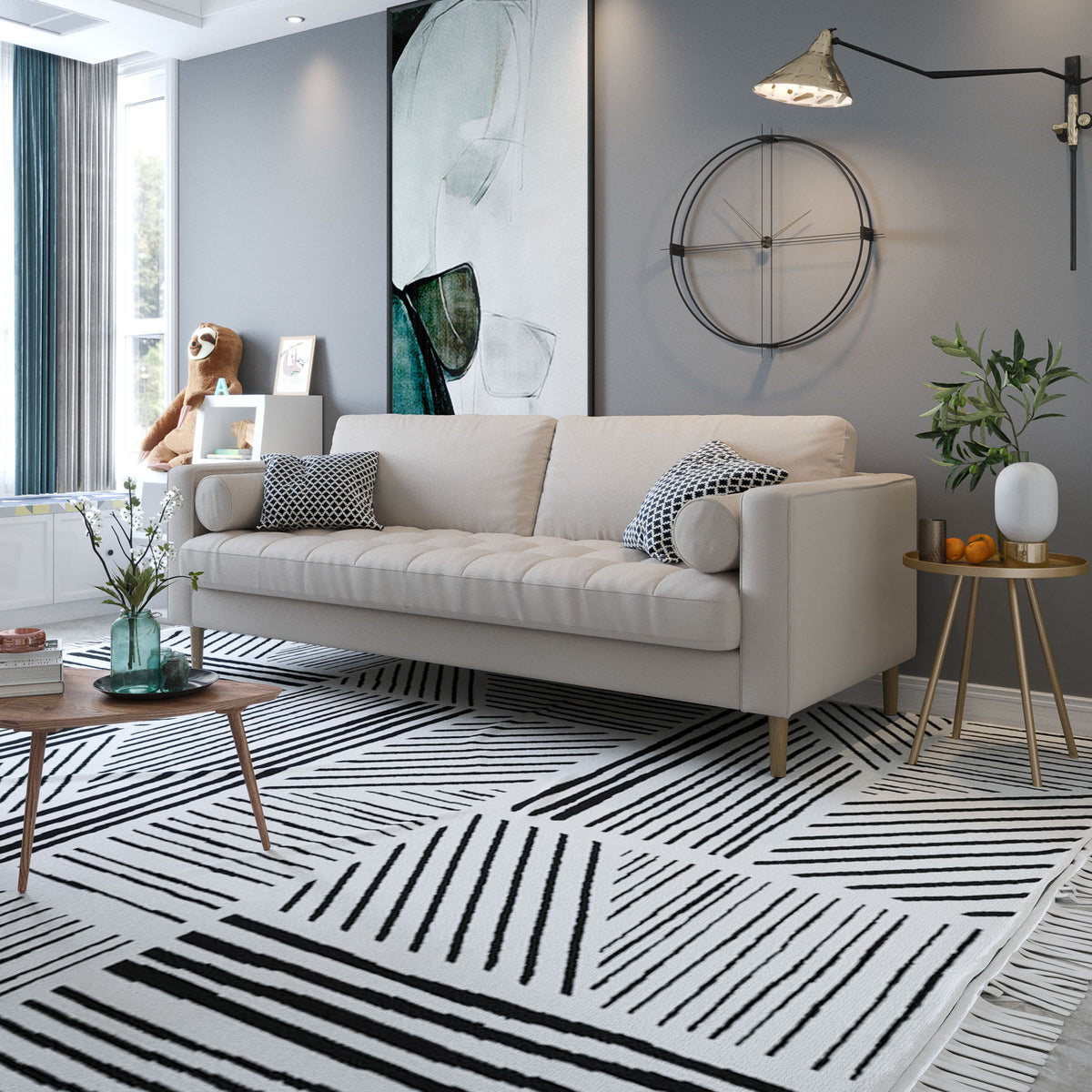 Palo Sofa - 3 Seater Sofa | Fabric Sofa | Pelican Essentials