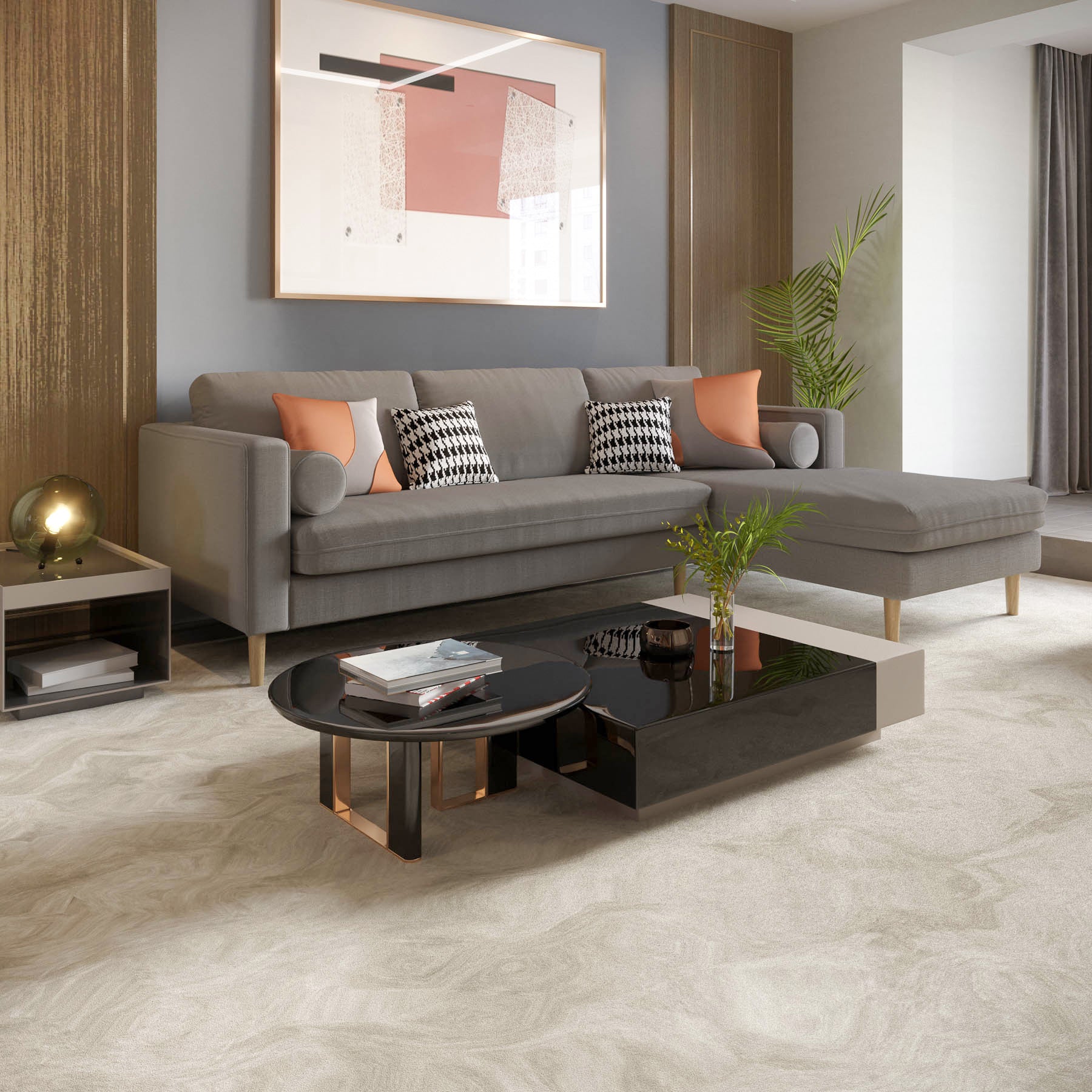 stone-grey left-sectional