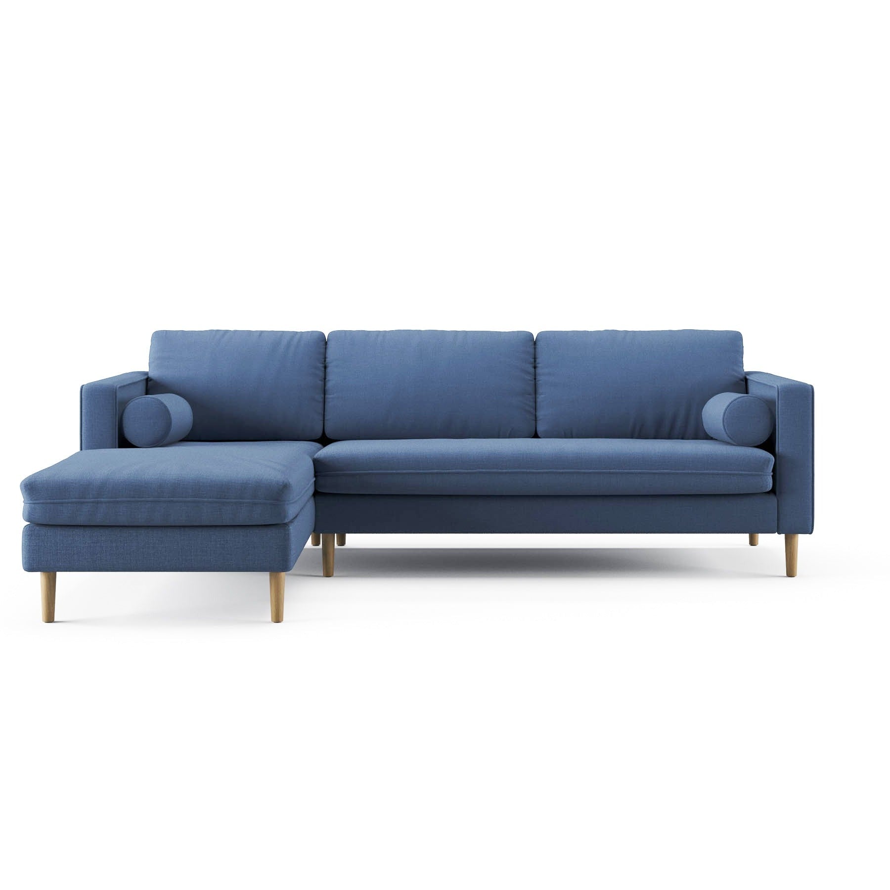 cyan-blue right-sectional