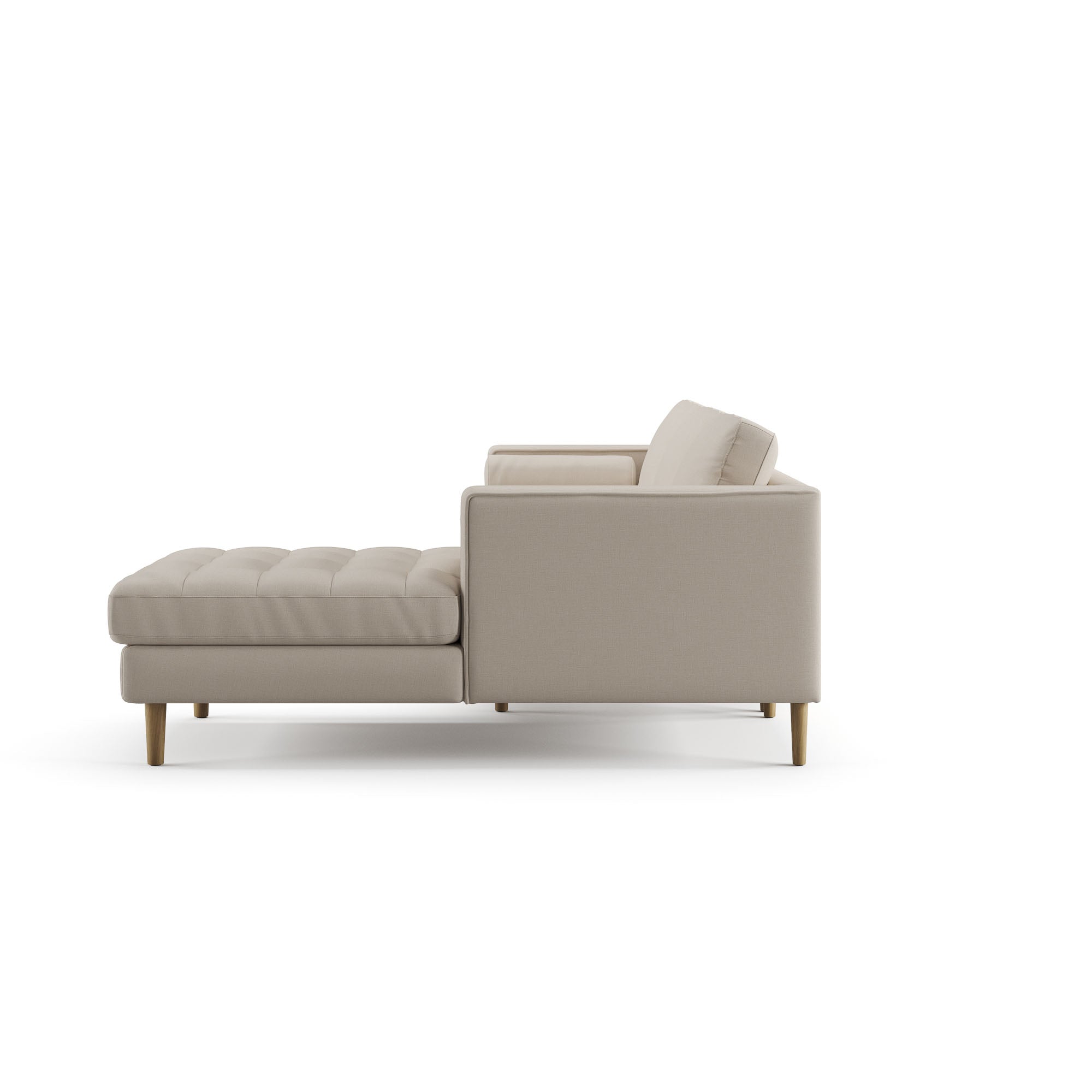 Pelican Sectional L Shaped Tufted